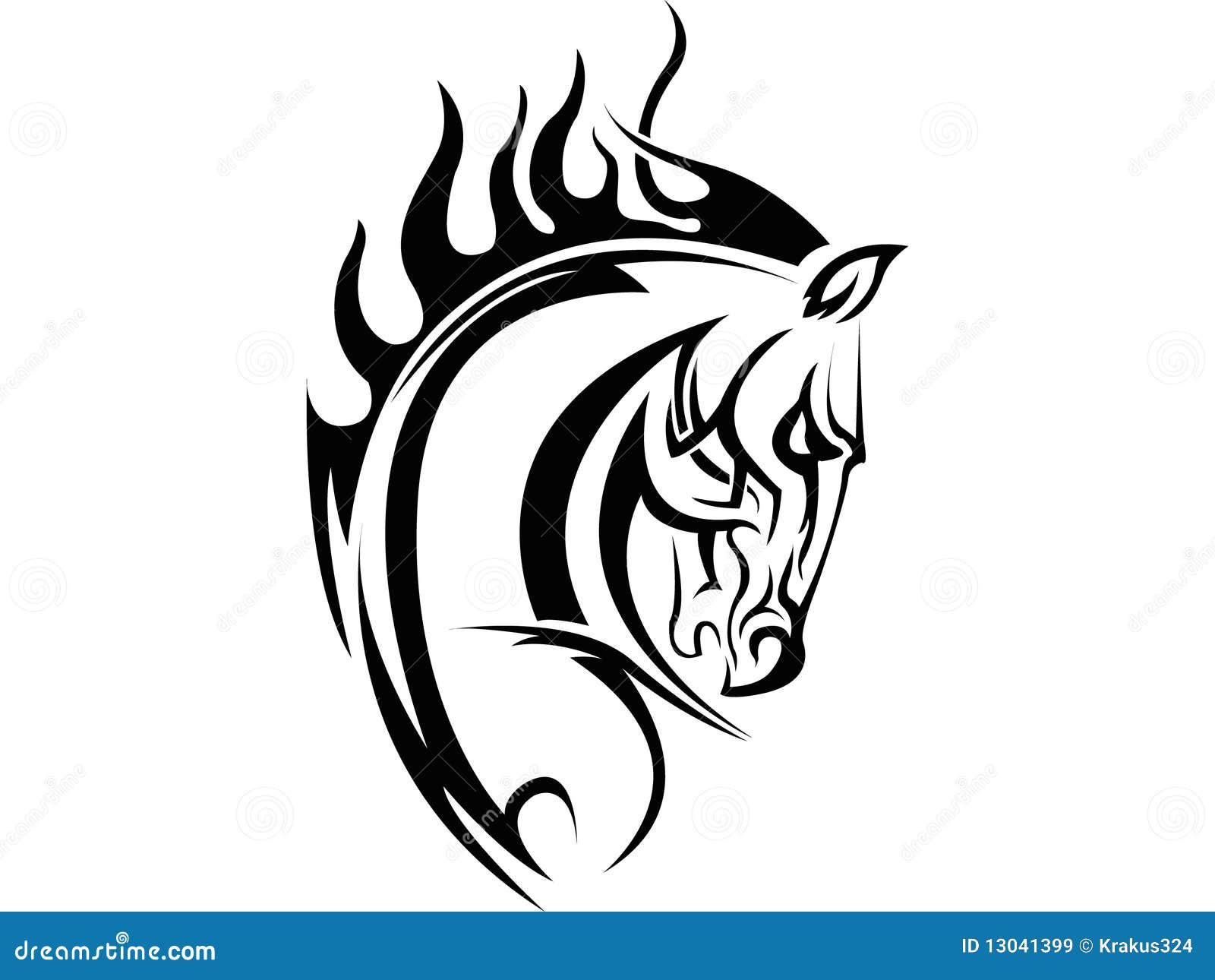 horse tattoo royalty free stock images image 13041399 horse tattoo royalty free stock images image 13041399