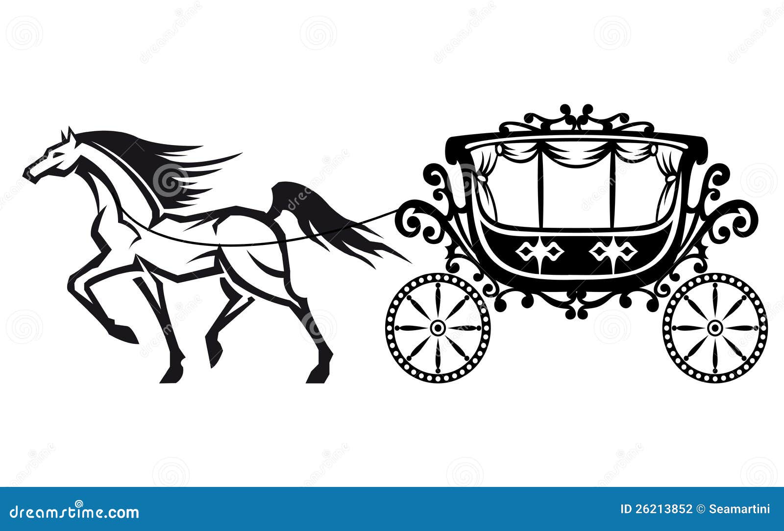 horse and cart clipart - photo #46