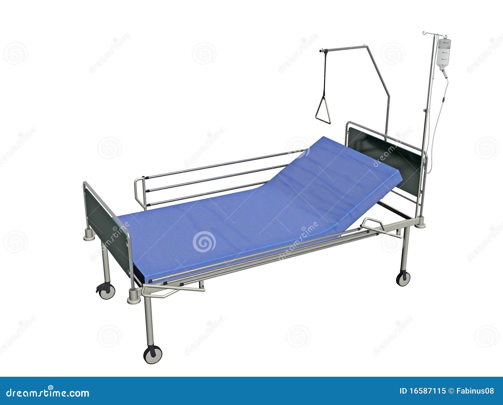 Empty Hospital Bed Clipart Hospital bed illustration