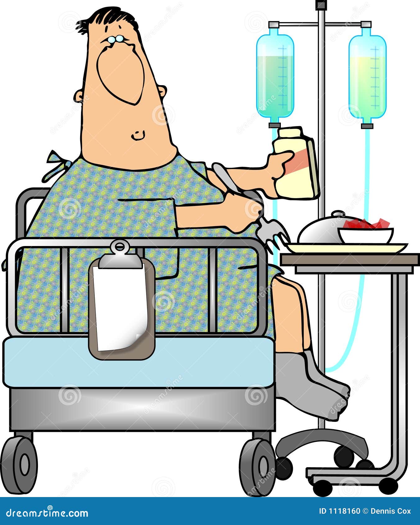 clipart sick man in bed - photo #46