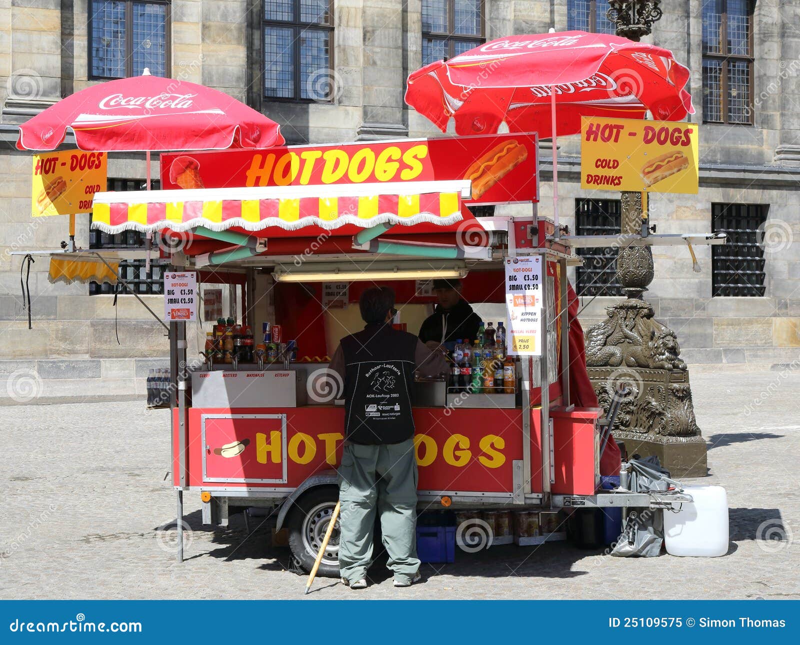 Hot Dog Stand Editorial Image - Image: 25109575