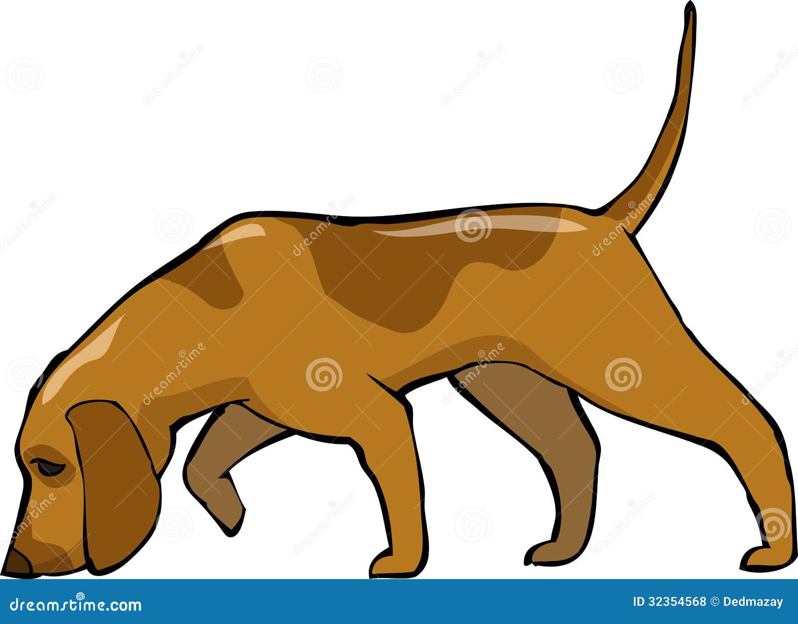 dog sniffing clipart - photo #36