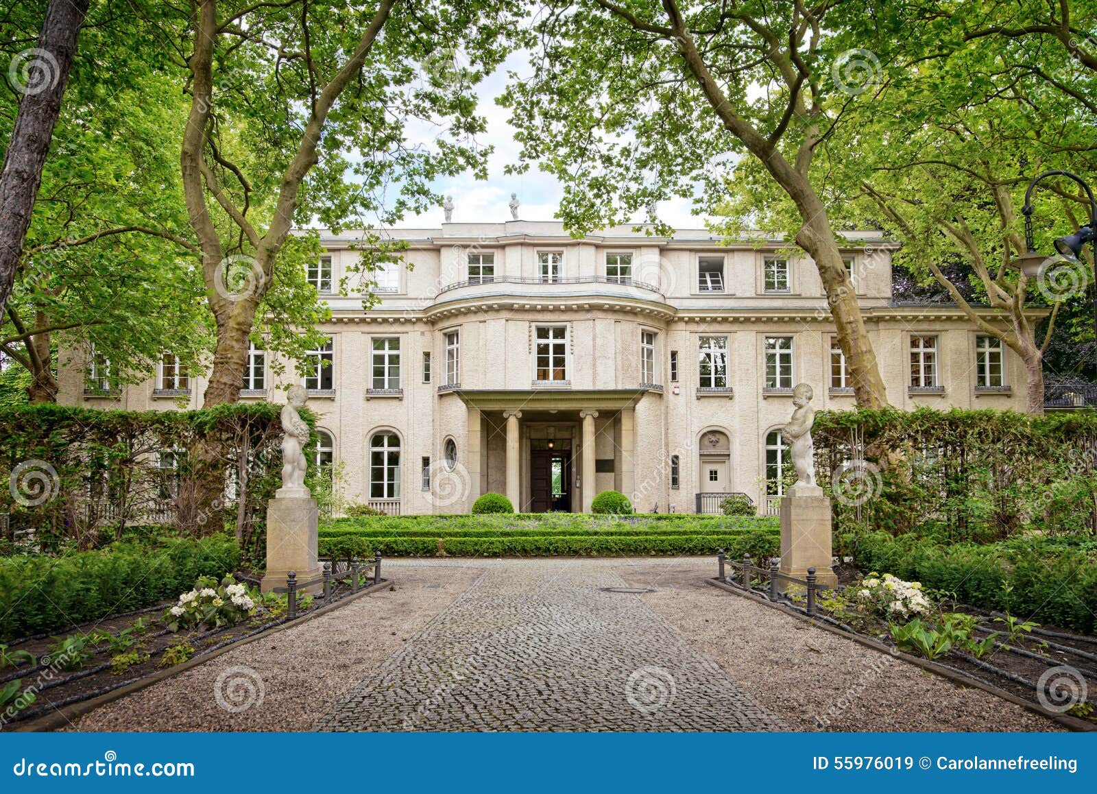 House of the wannsee conference in berlin germany stock photo image