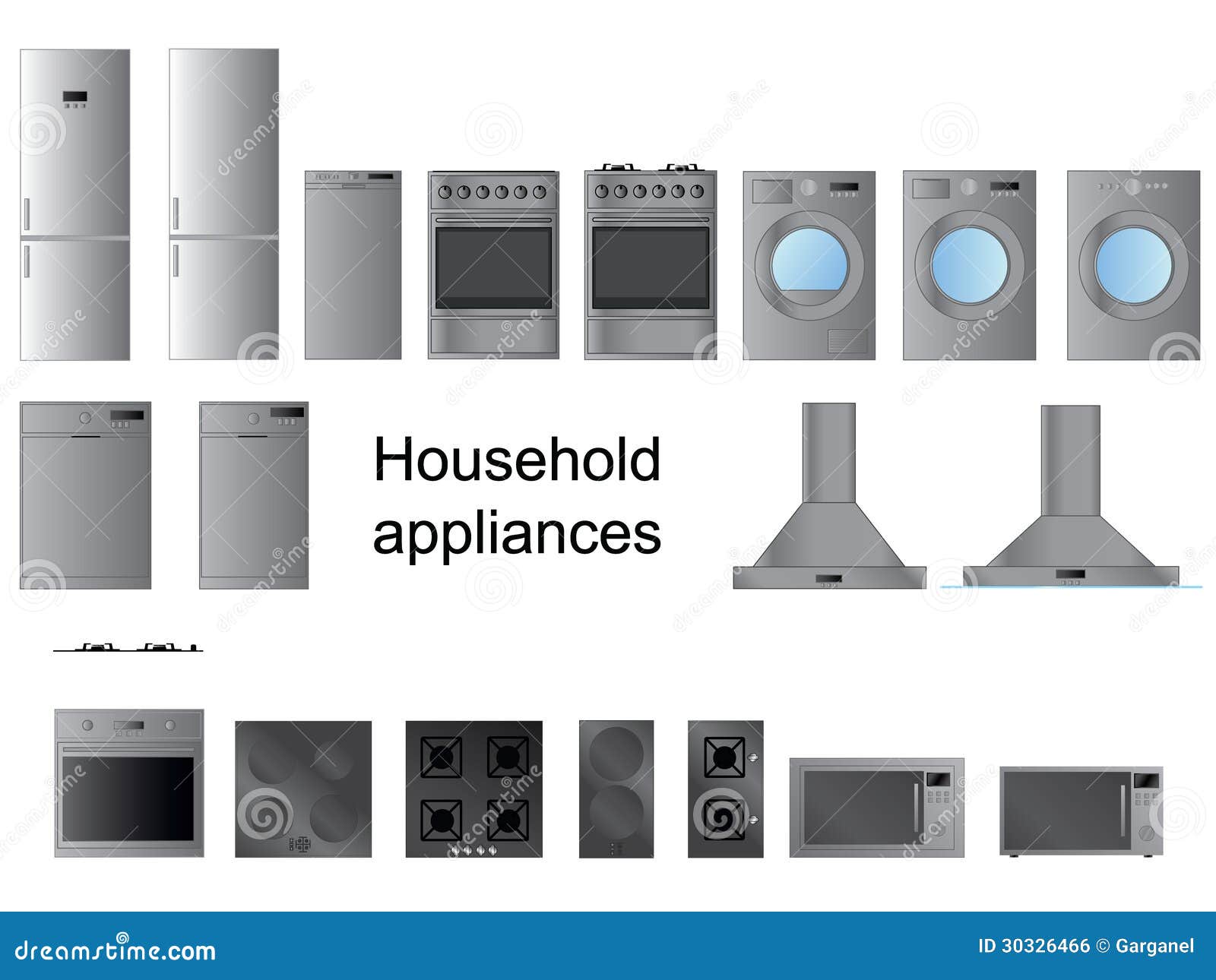 Household Appliances Royalty Free Stock Image - Image: 30326466