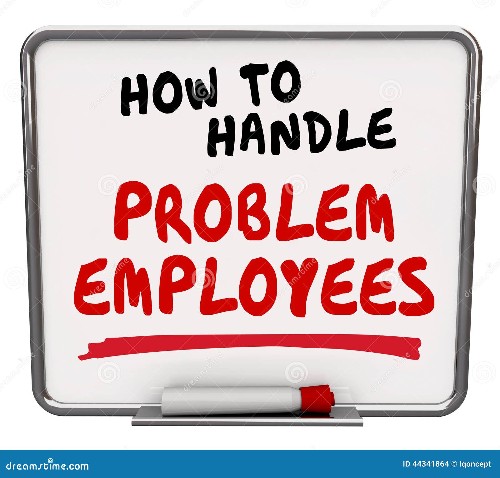 How To Handle Problem Employees Worker Management Advice Stock ...