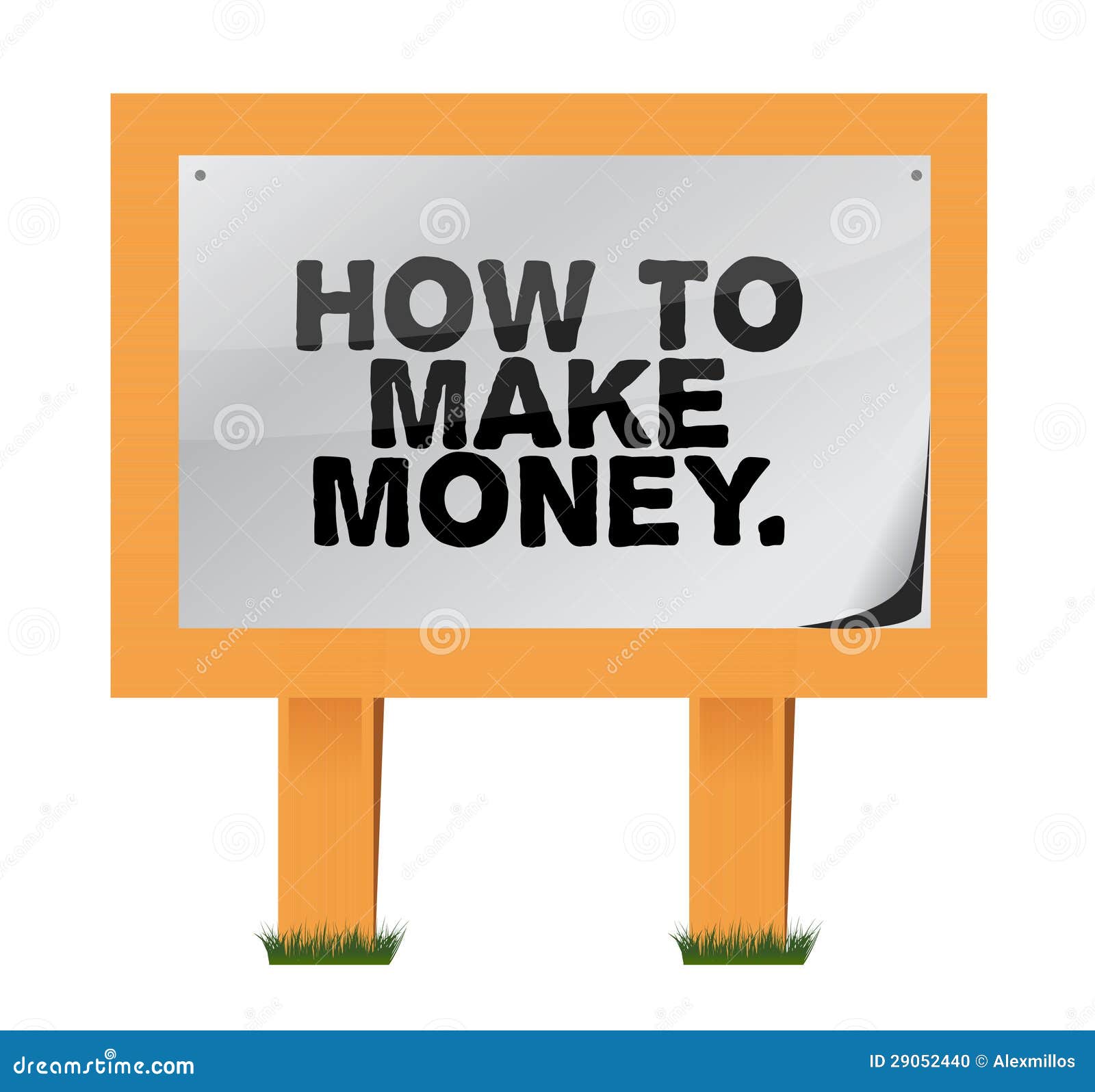 How to Make Money Sign