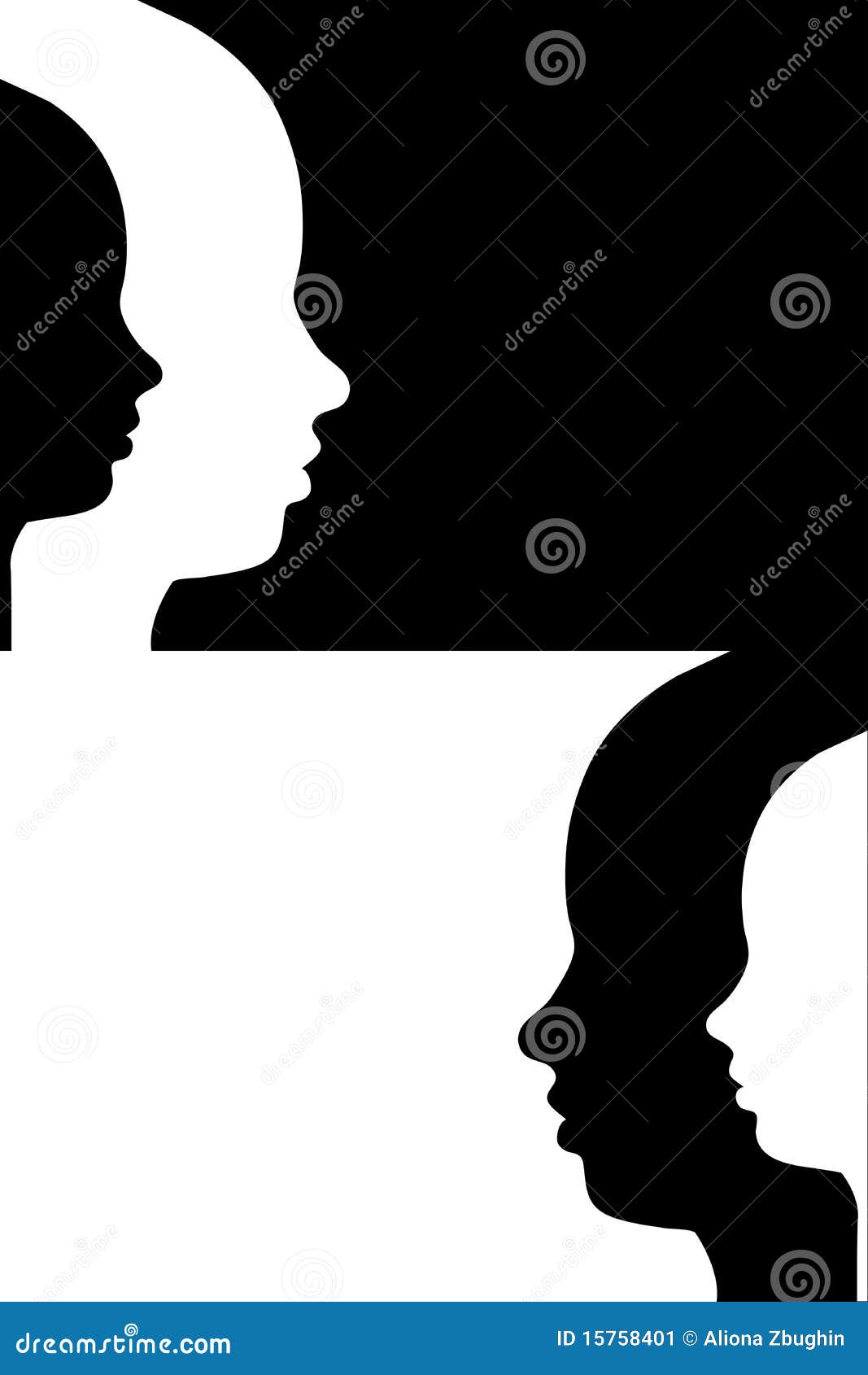 Human Face Outline Stock Image - Image: 15758401