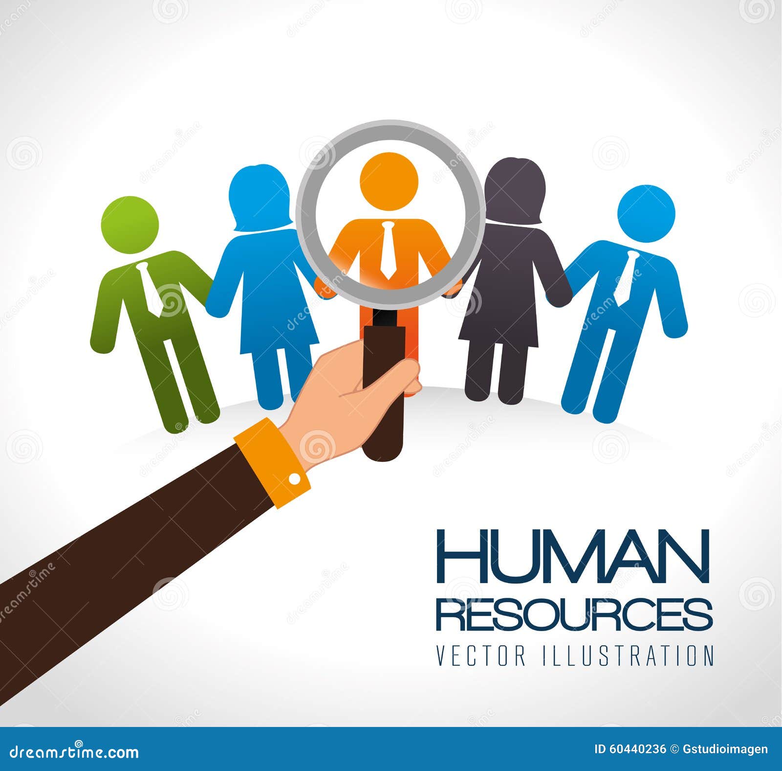 Human Resources Design. Stock Vector Image 60440236