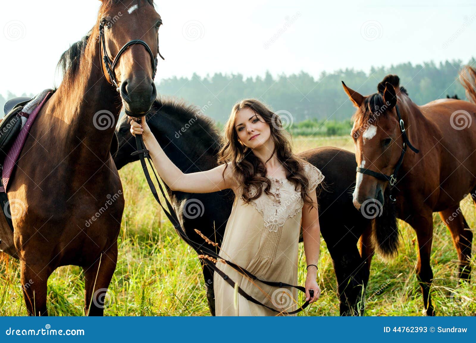 Frauen Mit Pferden