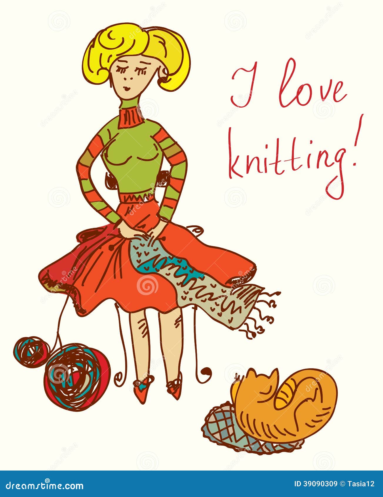 funny knitting clipart - photo #38