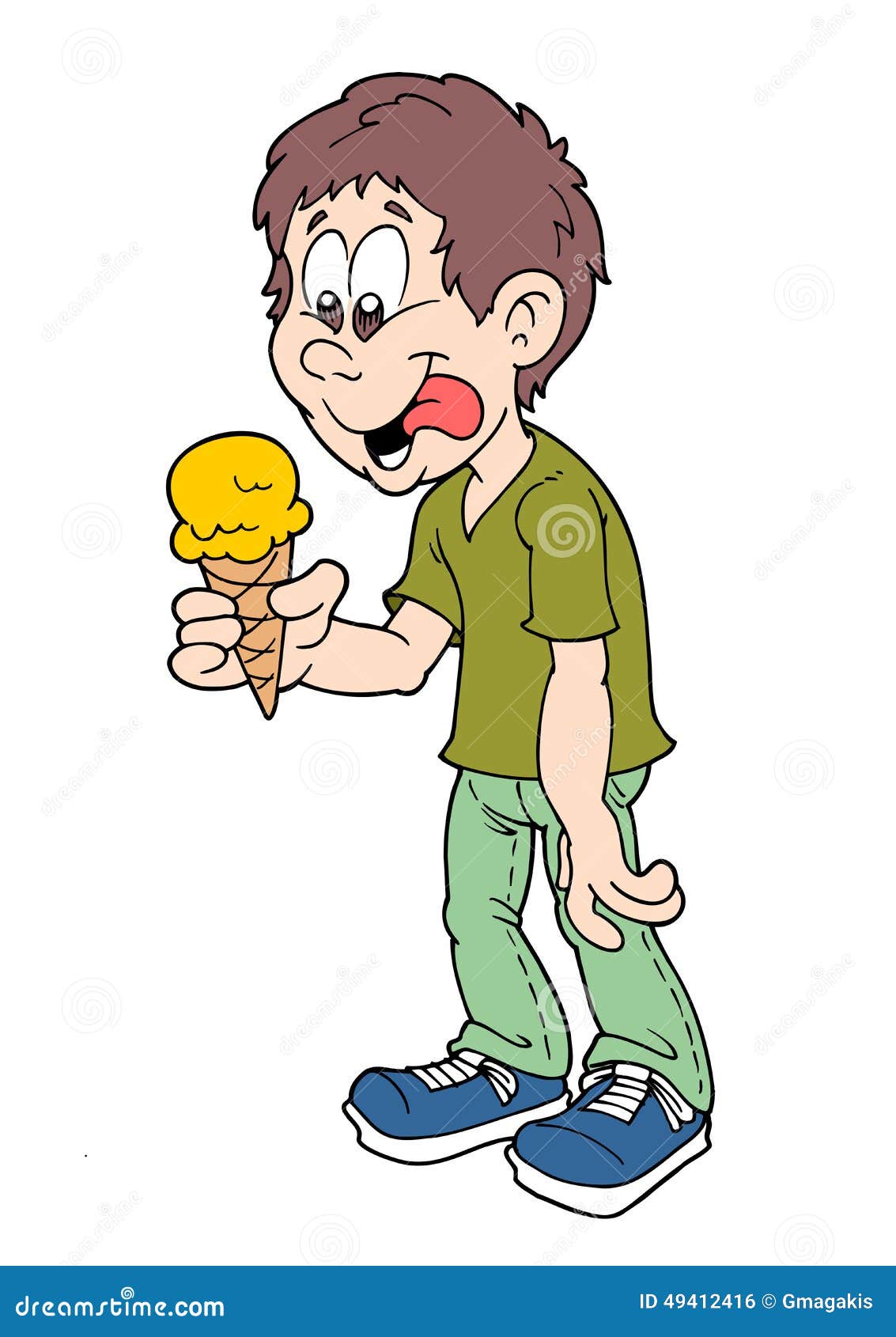 boy ice cream clipart - photo #21