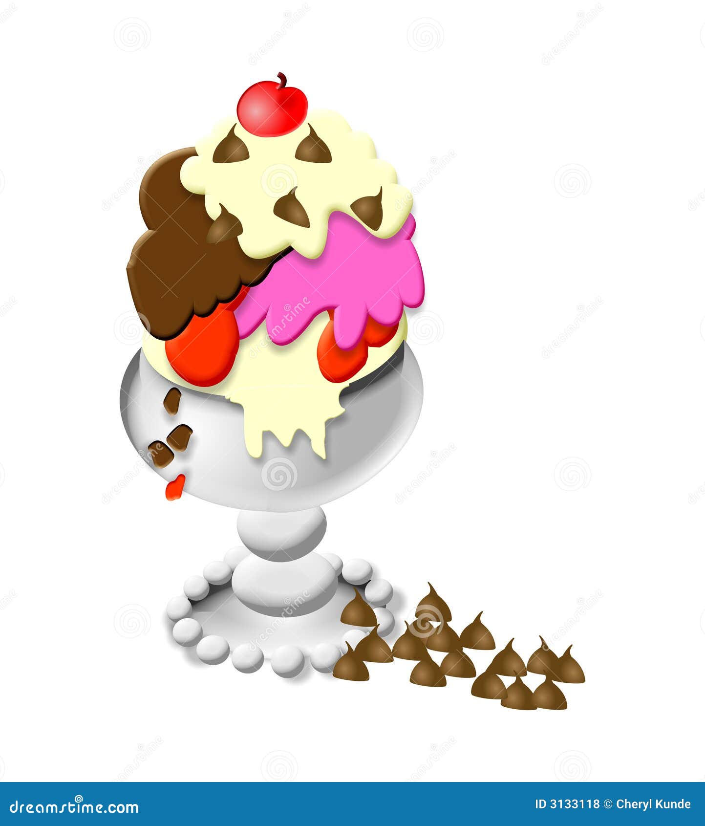 ice cream sundaes clipart - photo #47