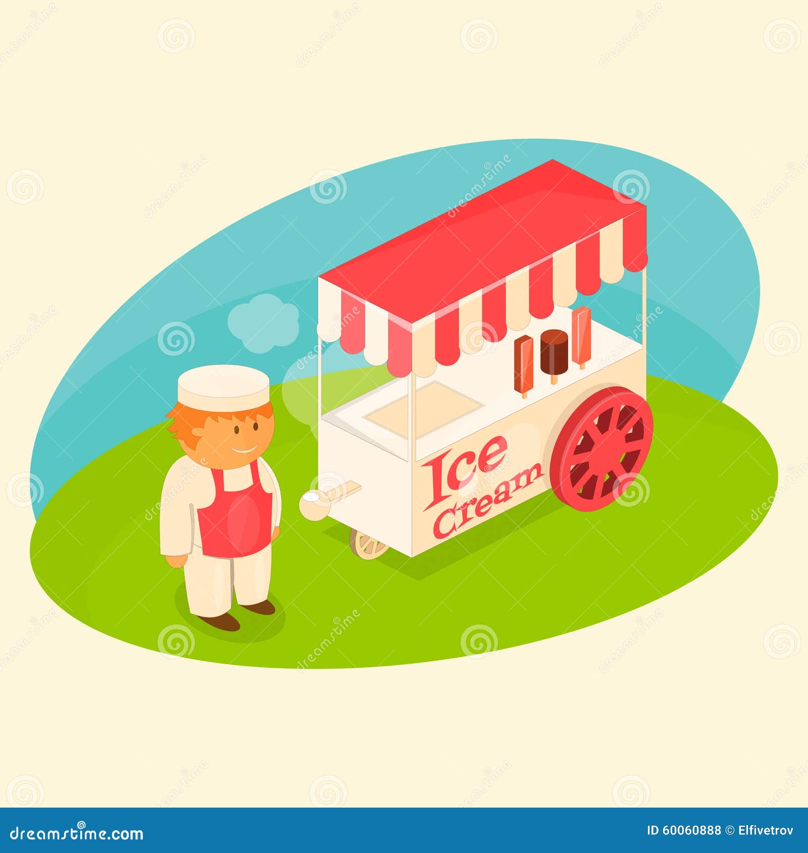 ice cream vendor clipart - photo #4