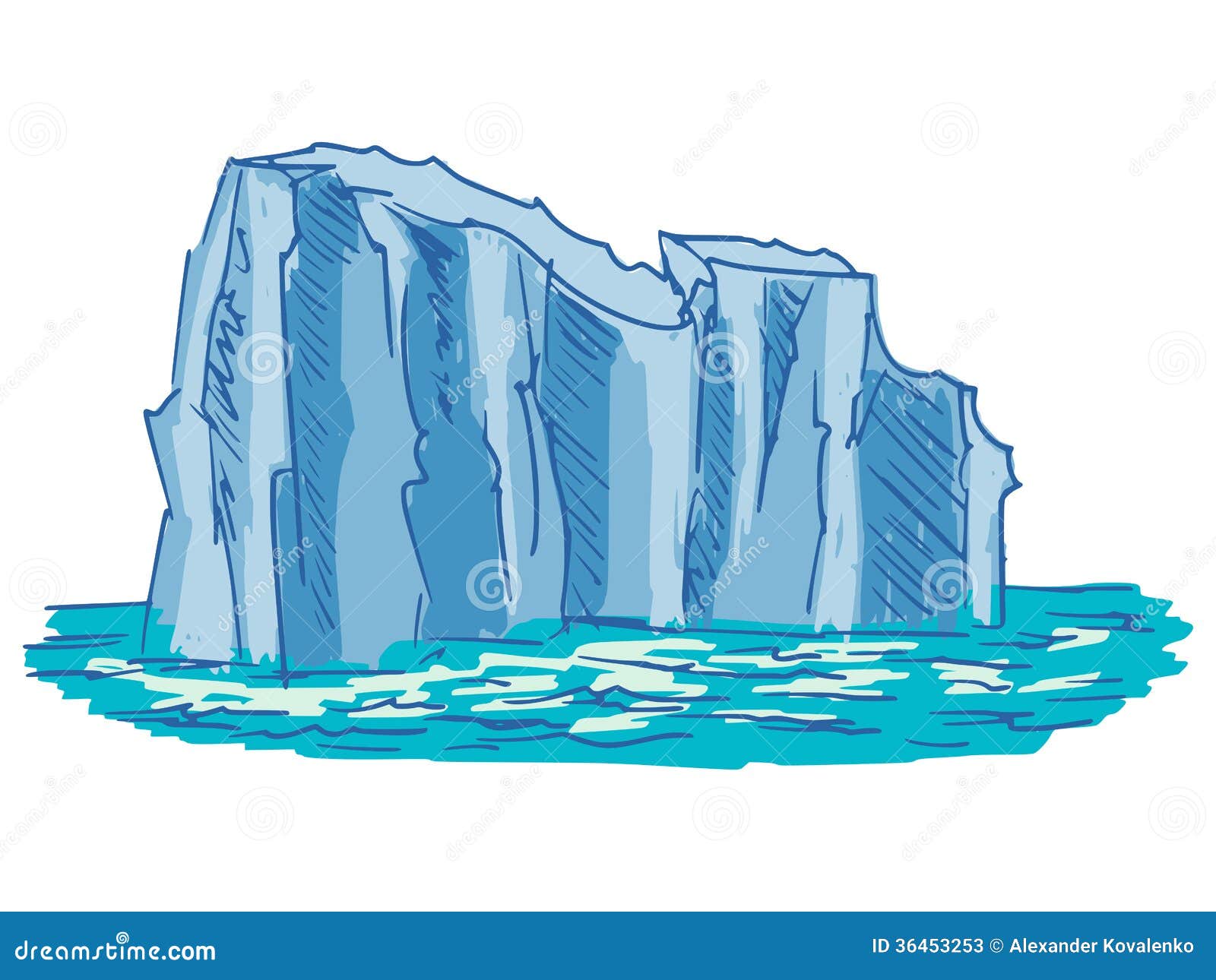 cartoon iceberg clipart - photo #4