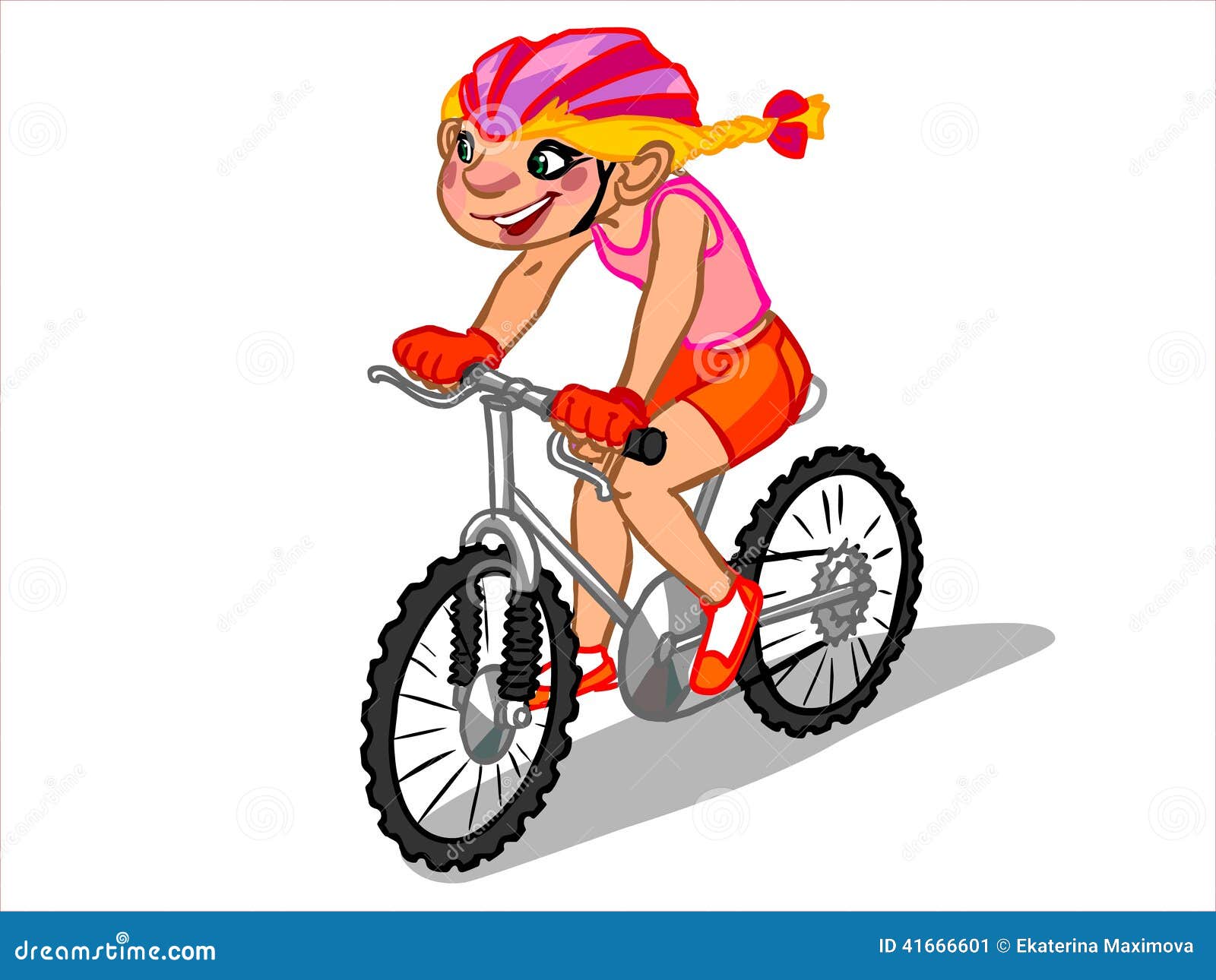 girl on bike clipart - photo #44