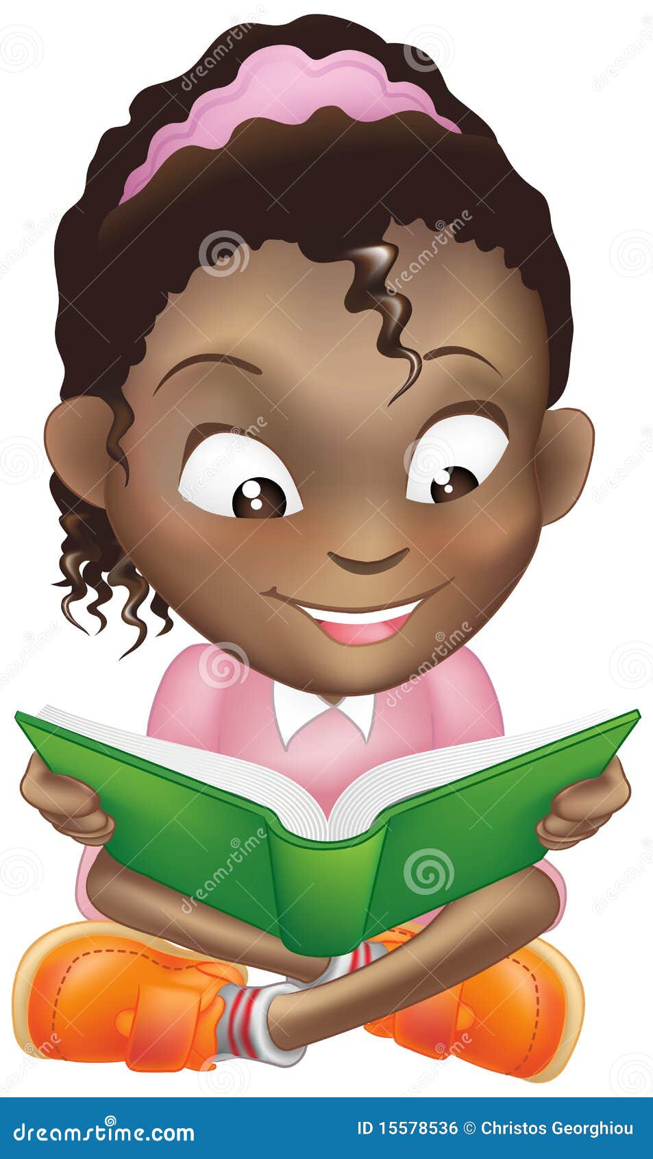 black girl reading clipart - photo #8