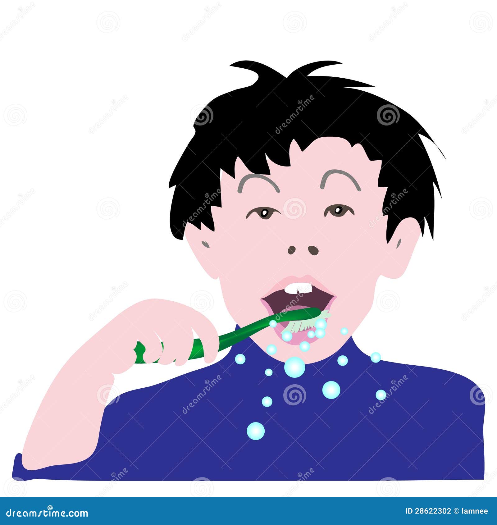 clipart boy brushing teeth - photo #48