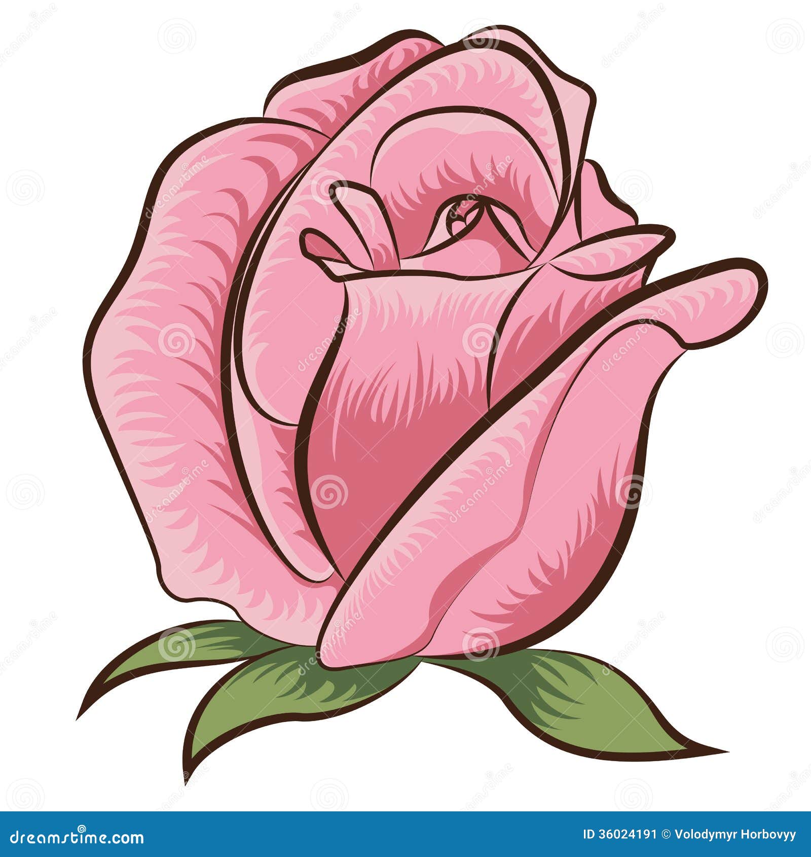 Pink Rose Clip Art