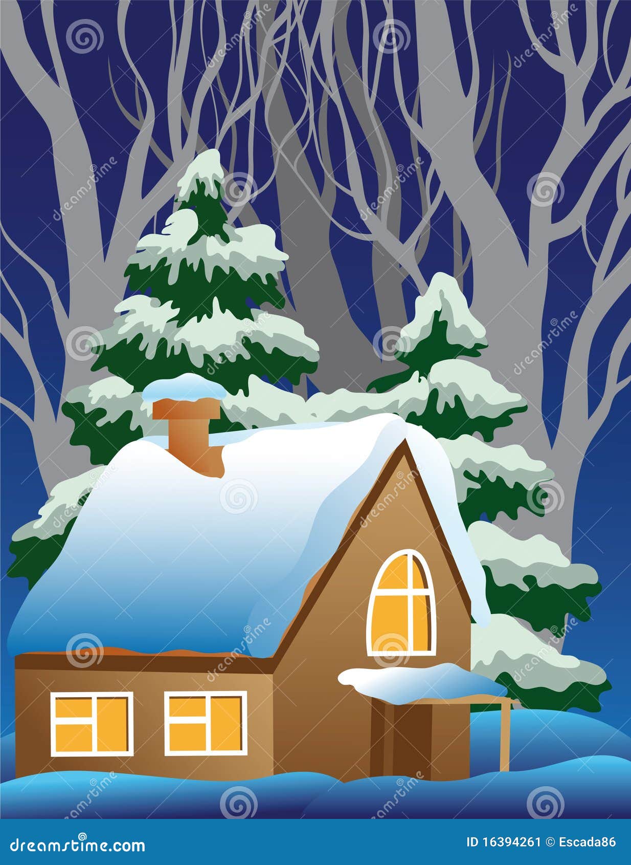 house with snow clipart - photo #37