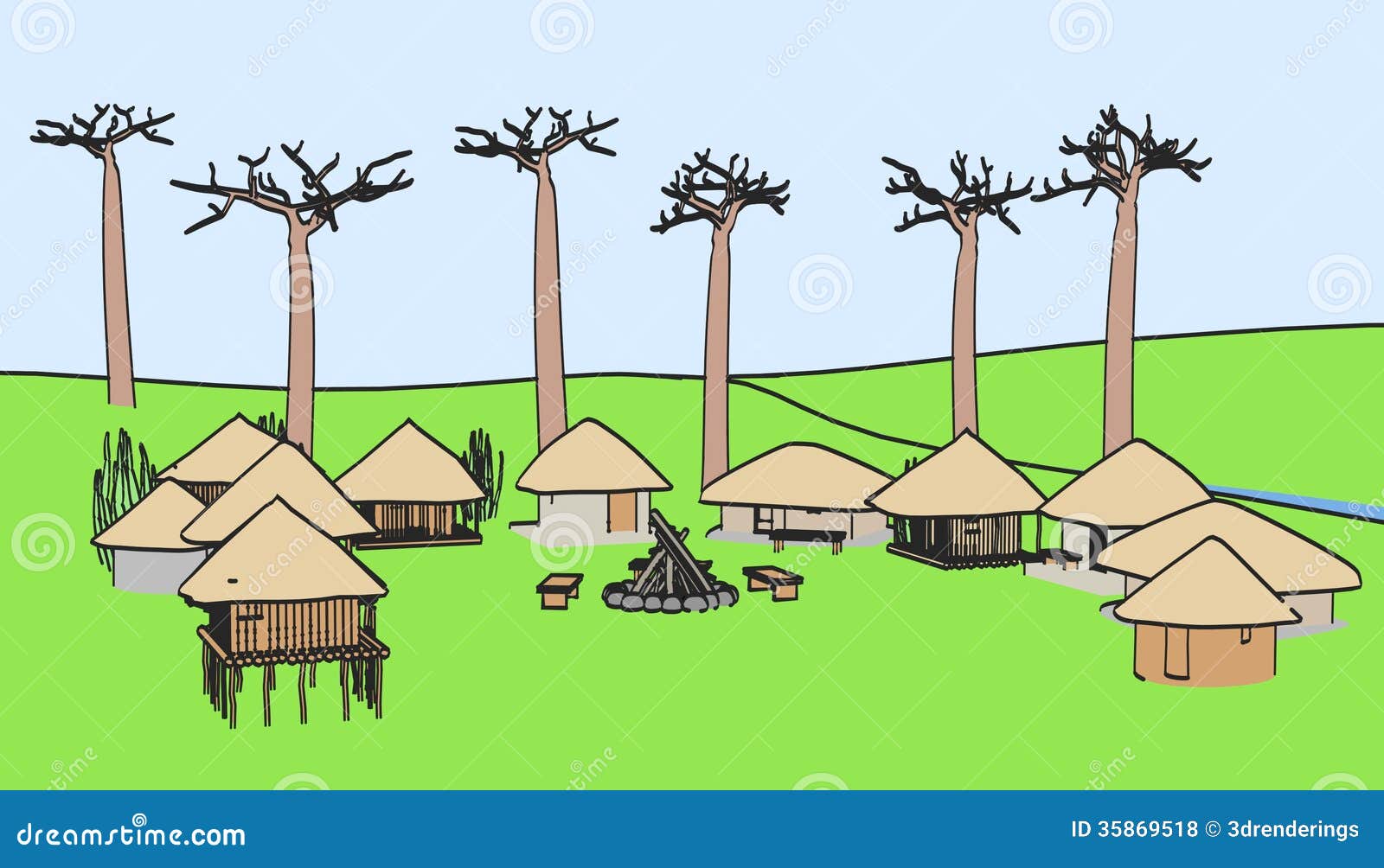 clipart pictures of villages - photo #32