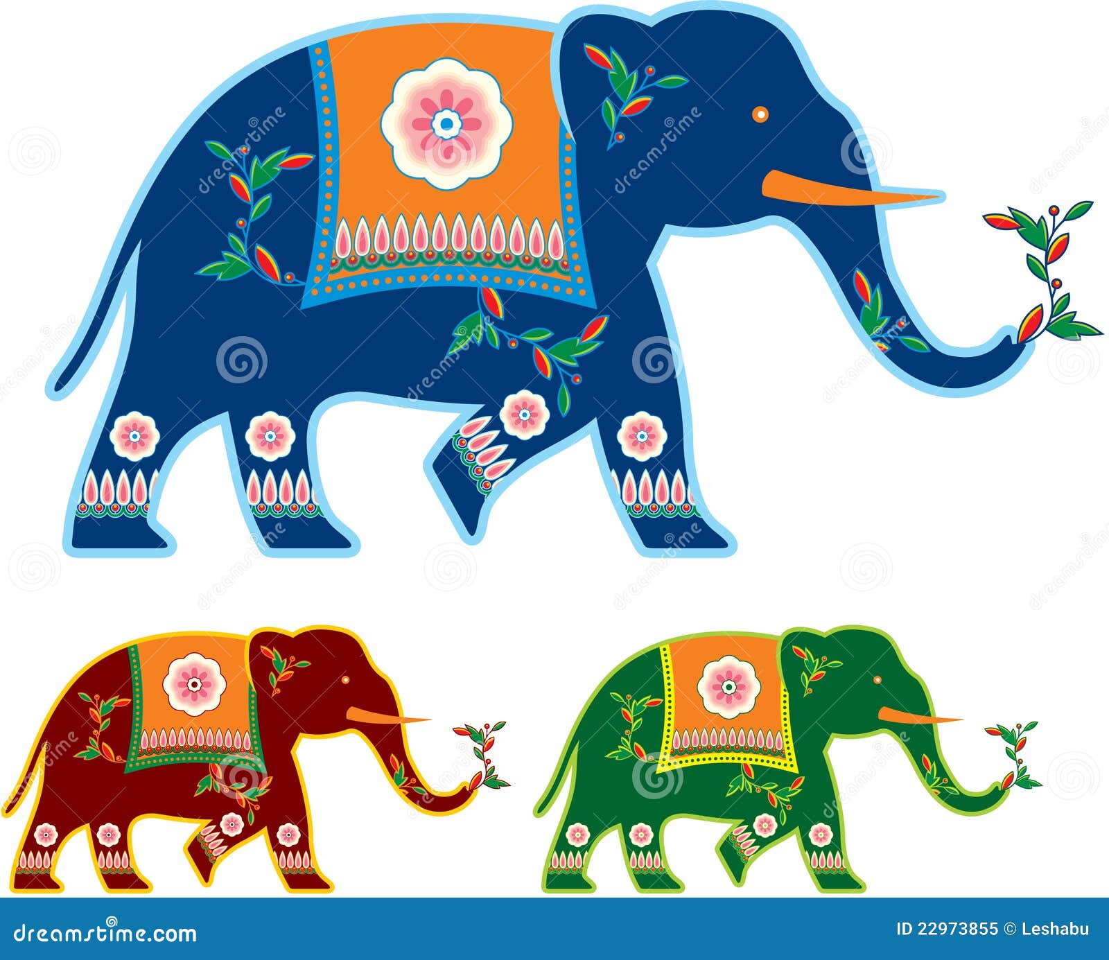 Indian Decorated Elephant Royalty Free Stock Photo - Image ...