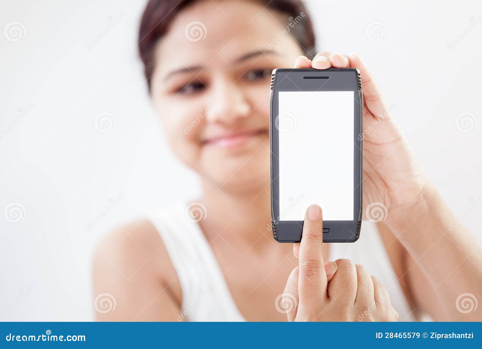 Indian girl with mobile smart phone 5 Royalty Free Stock Images - indian-girl-mobile-smart-phone-5-28465579