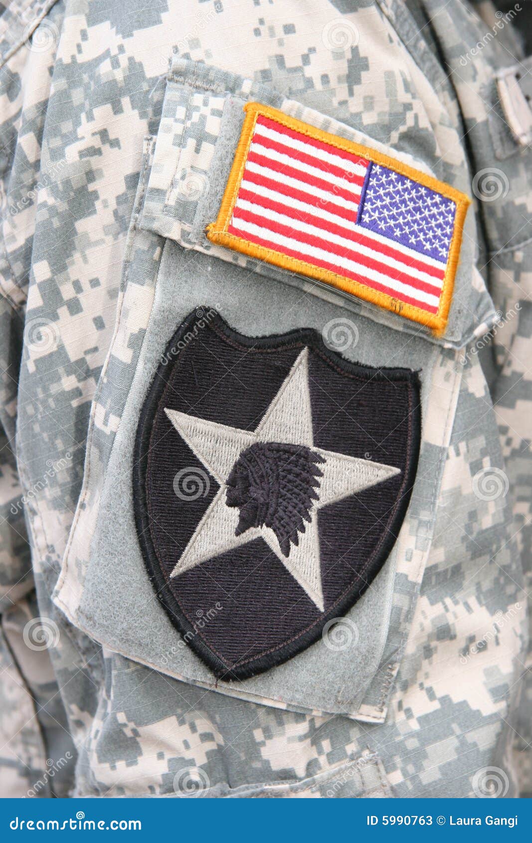 Military Uniform Flag Patch