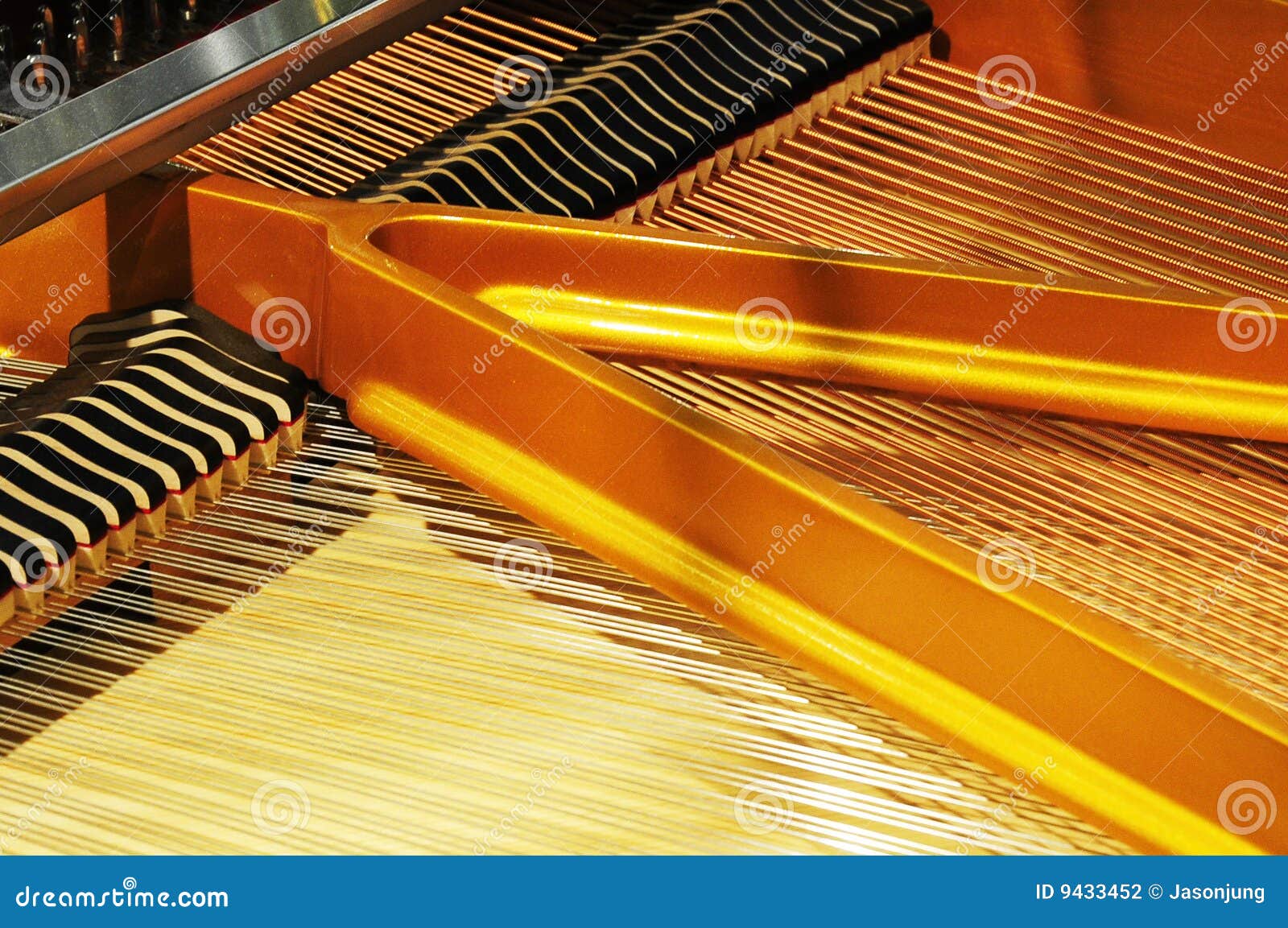 Inside The Piano Stock Photography - Image: 9433452