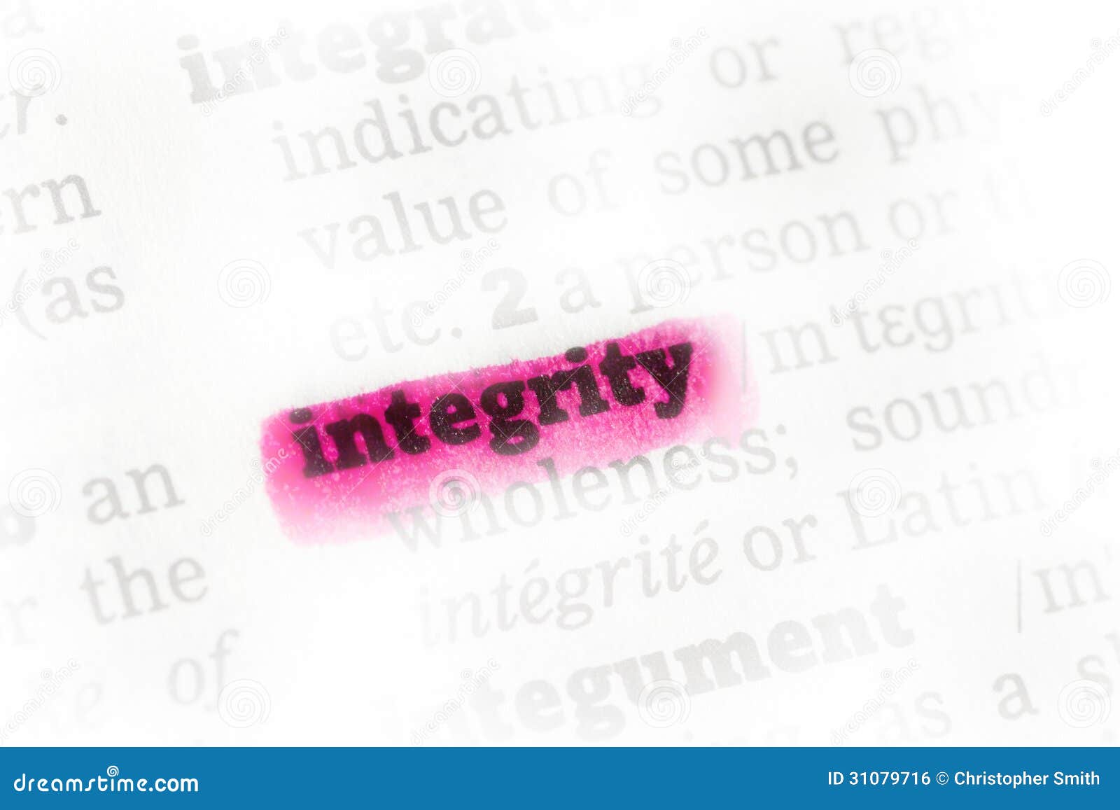 Integrity definition essay