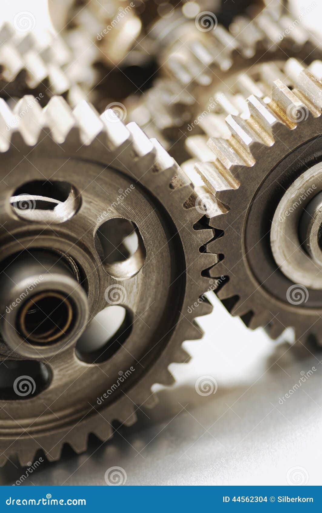 Interlocking Gears Stock Photo Image 44562304