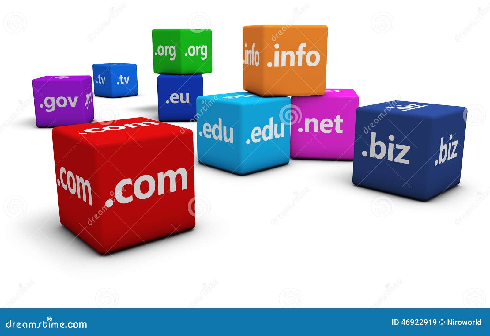 Internet Domain Name Concept