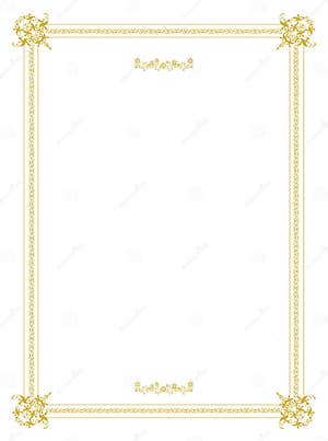 Invitation Frame Design Stock Photos Image 9030443
