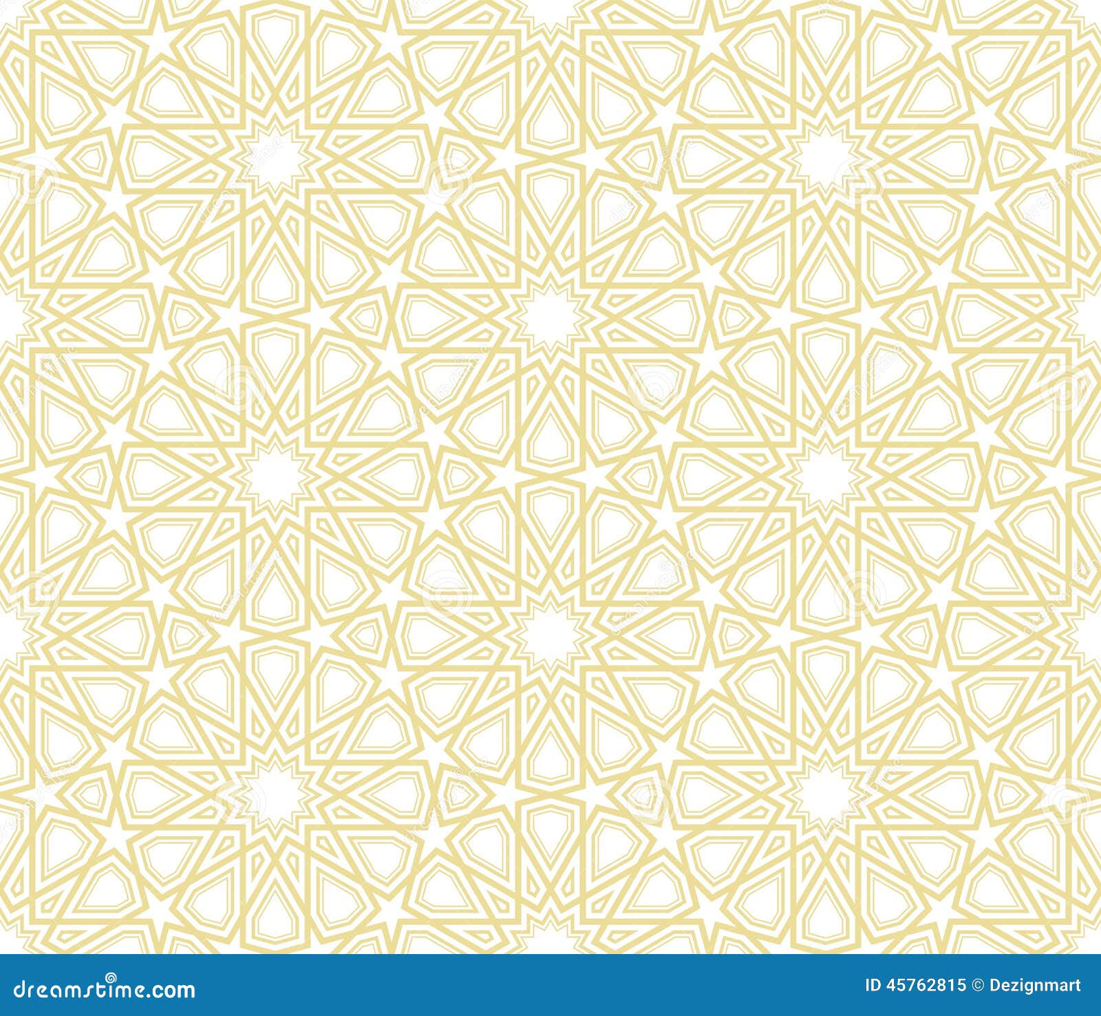 Islamic Star Pattern Background Stock Vector - Image: 45762815