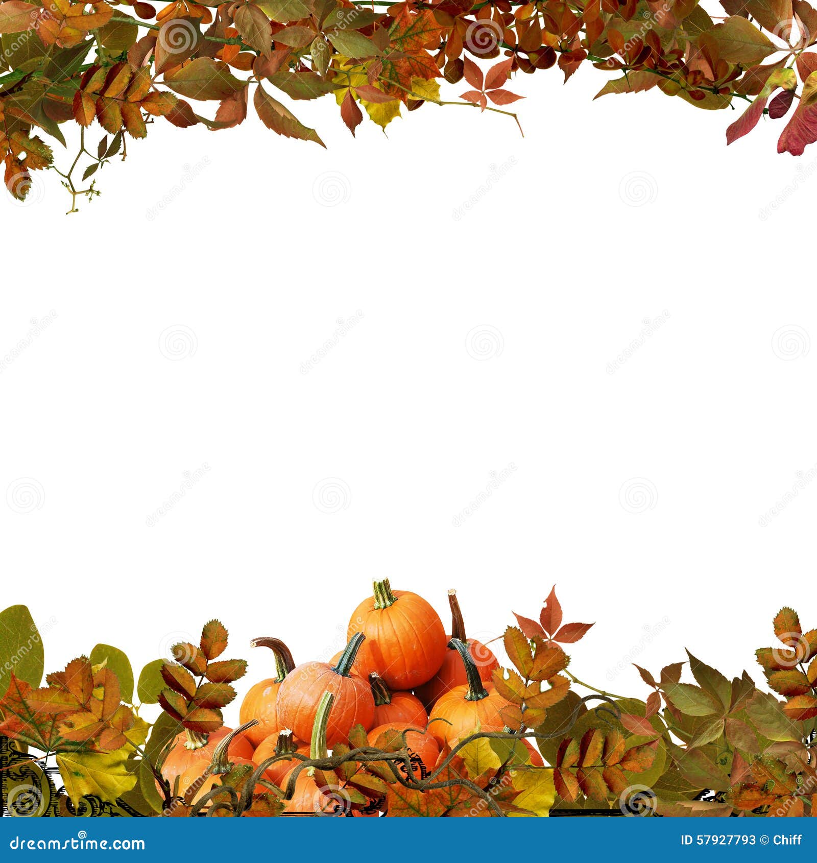 clip art fall leaves pumpkins - photo #50