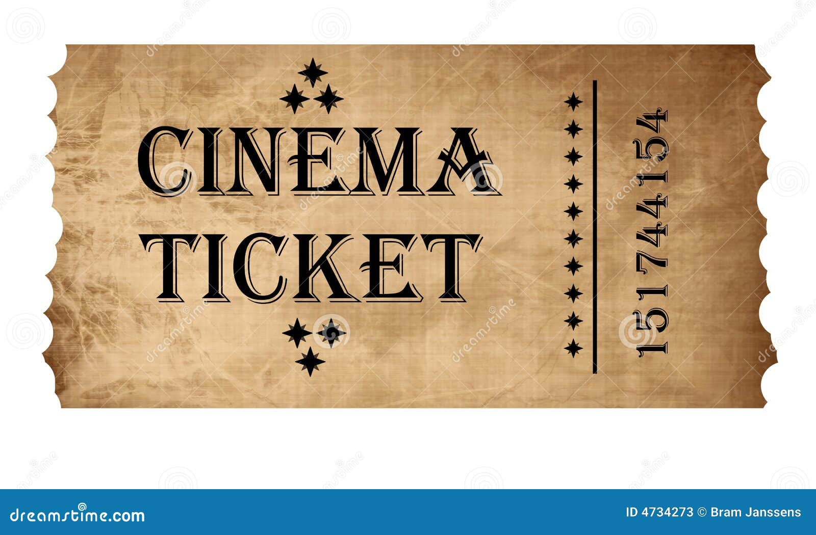 isolated-cinema-ticket-stock-photos-image-4734273