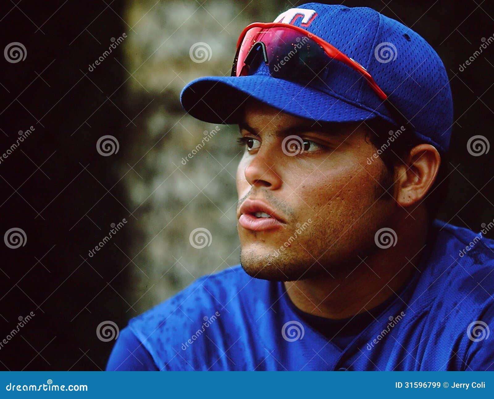 Ivan Rodriguez Editorial Stock Image - ivan-rodriguez-former-texas-rangers-catcher-image-scanned-color-slide-31596799