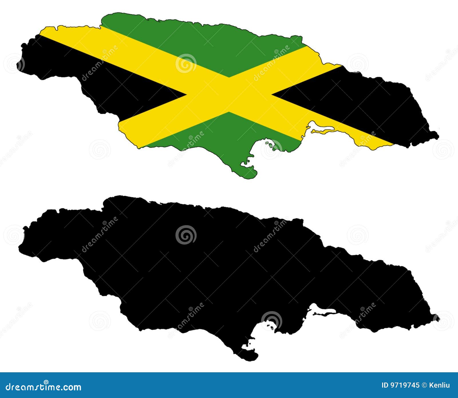 clipart map of jamaica - photo #44