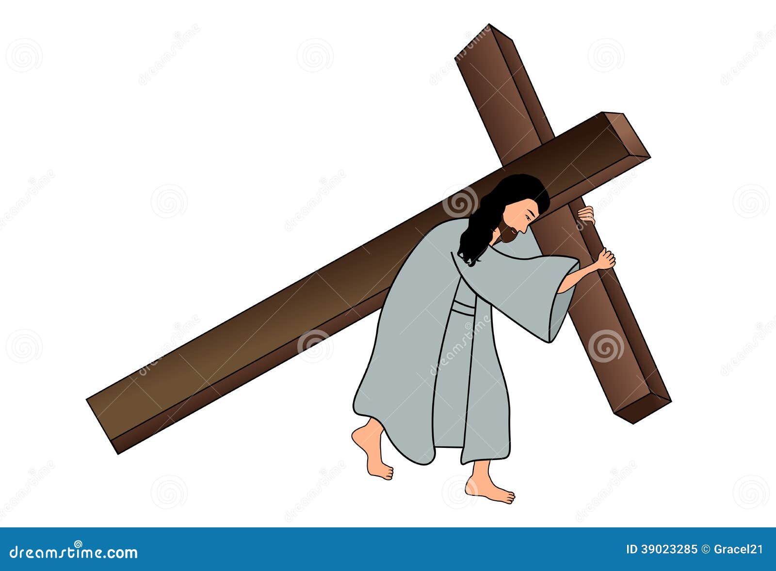 clipart jesus carrying cross - photo #20