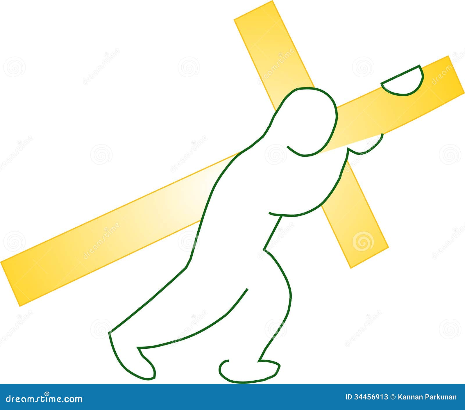 free clipart of jesus carrying the cross - photo #28