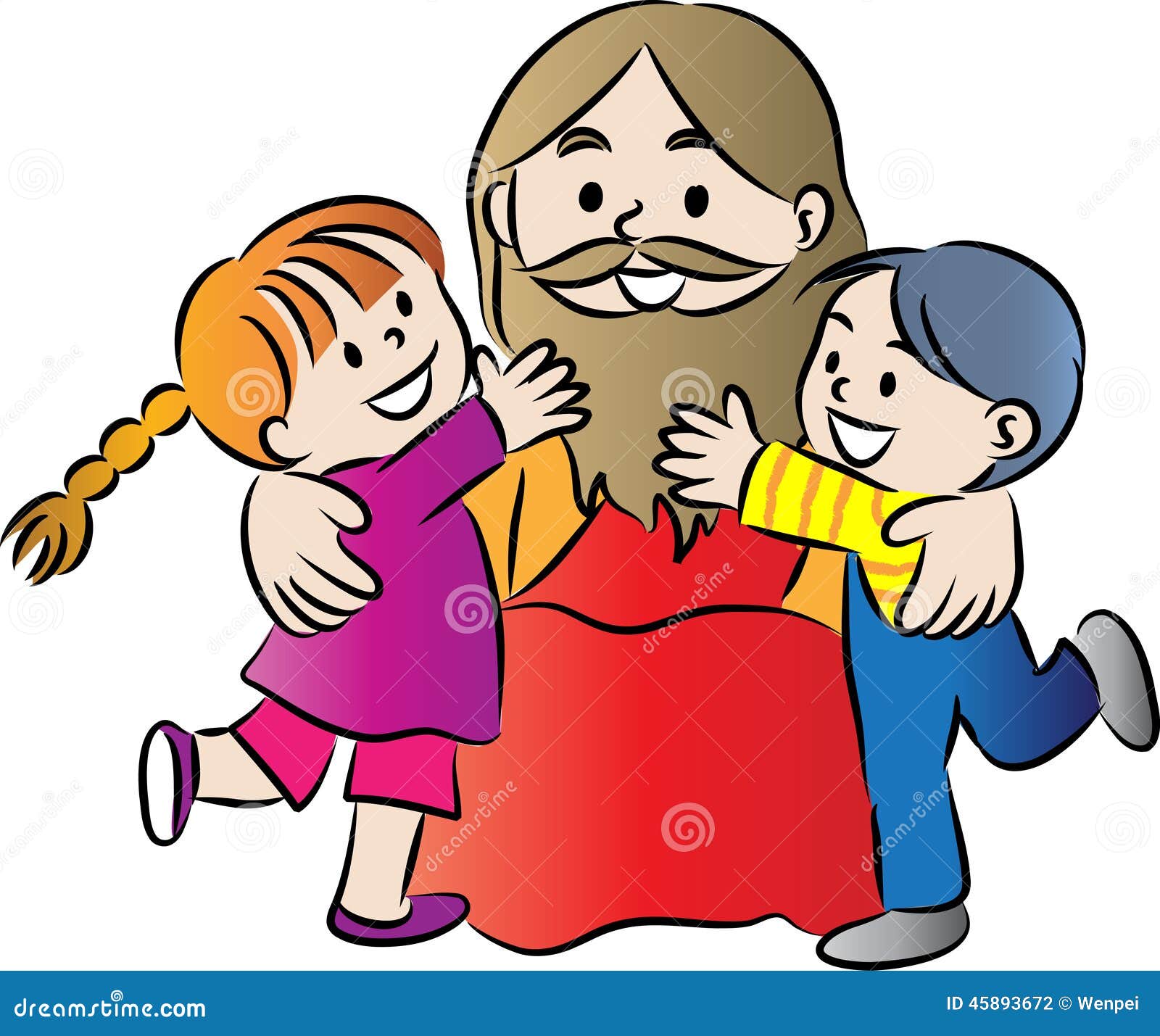 clipart jesus hugging child - photo #23