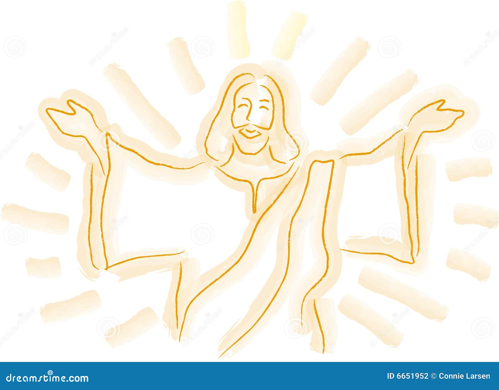 clipart of jesus with outstretched arms - photo #11