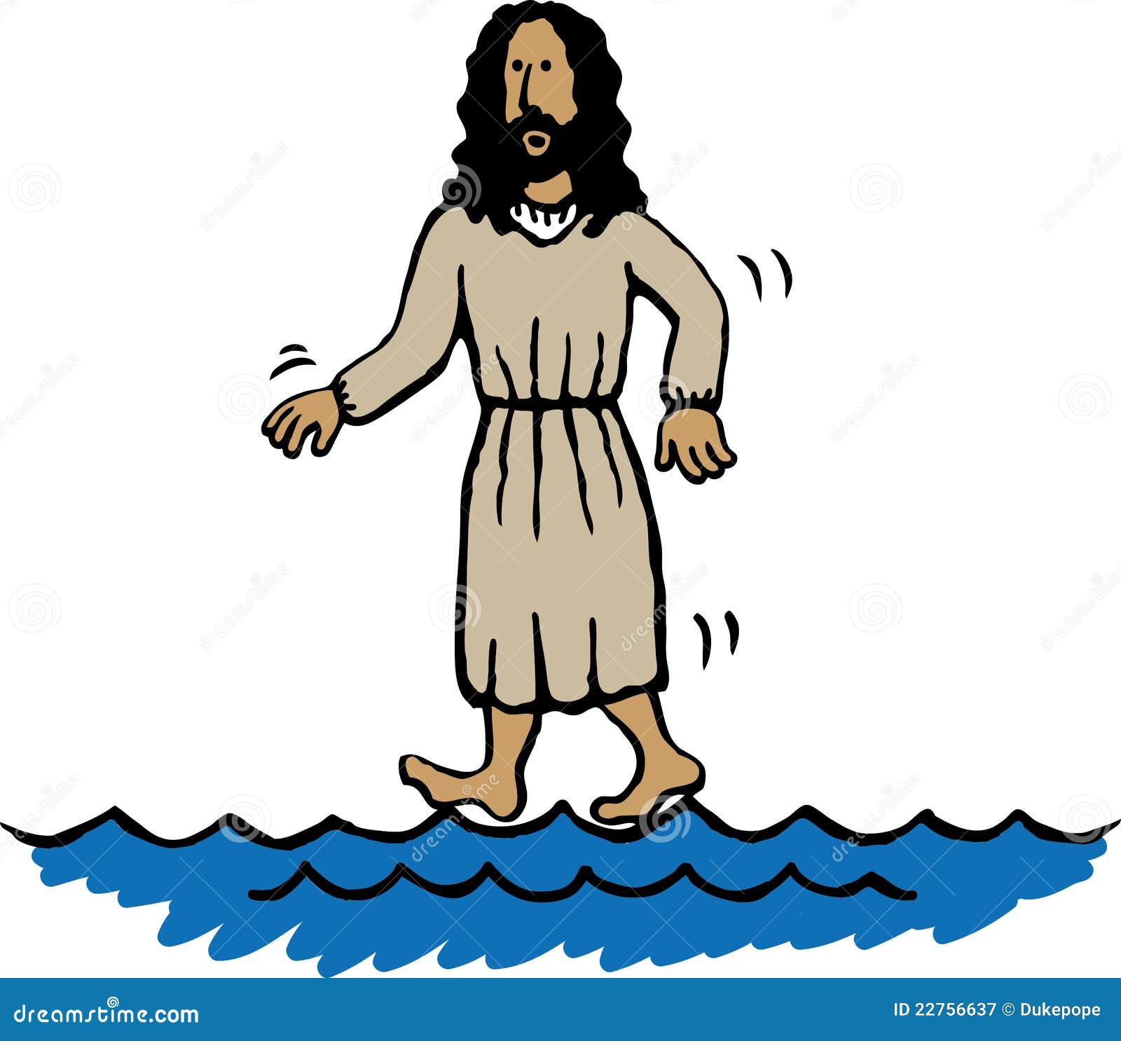 clip art jesus walking on water - photo #2