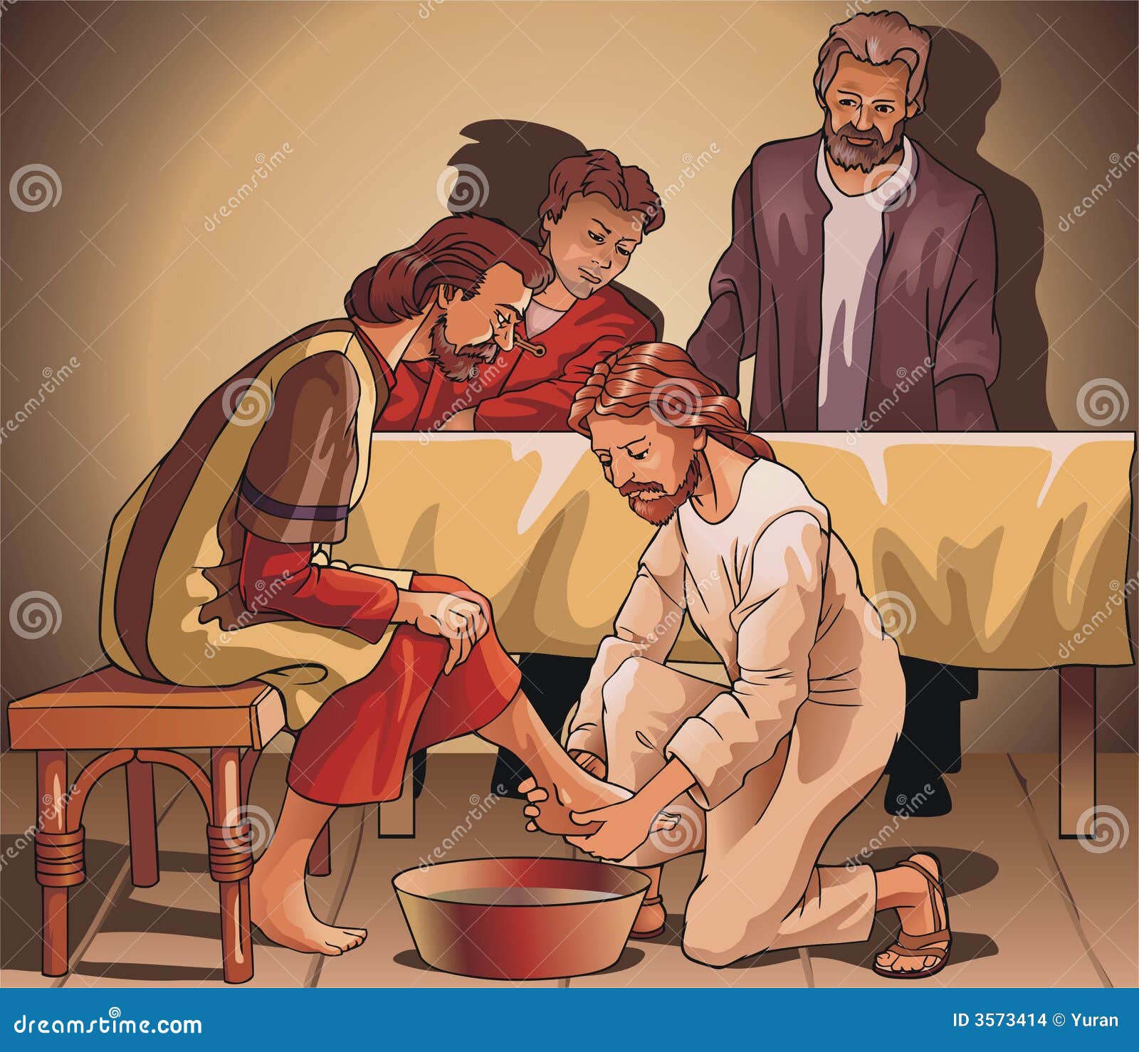 clipart of jesus washing the disciples feet - photo #7