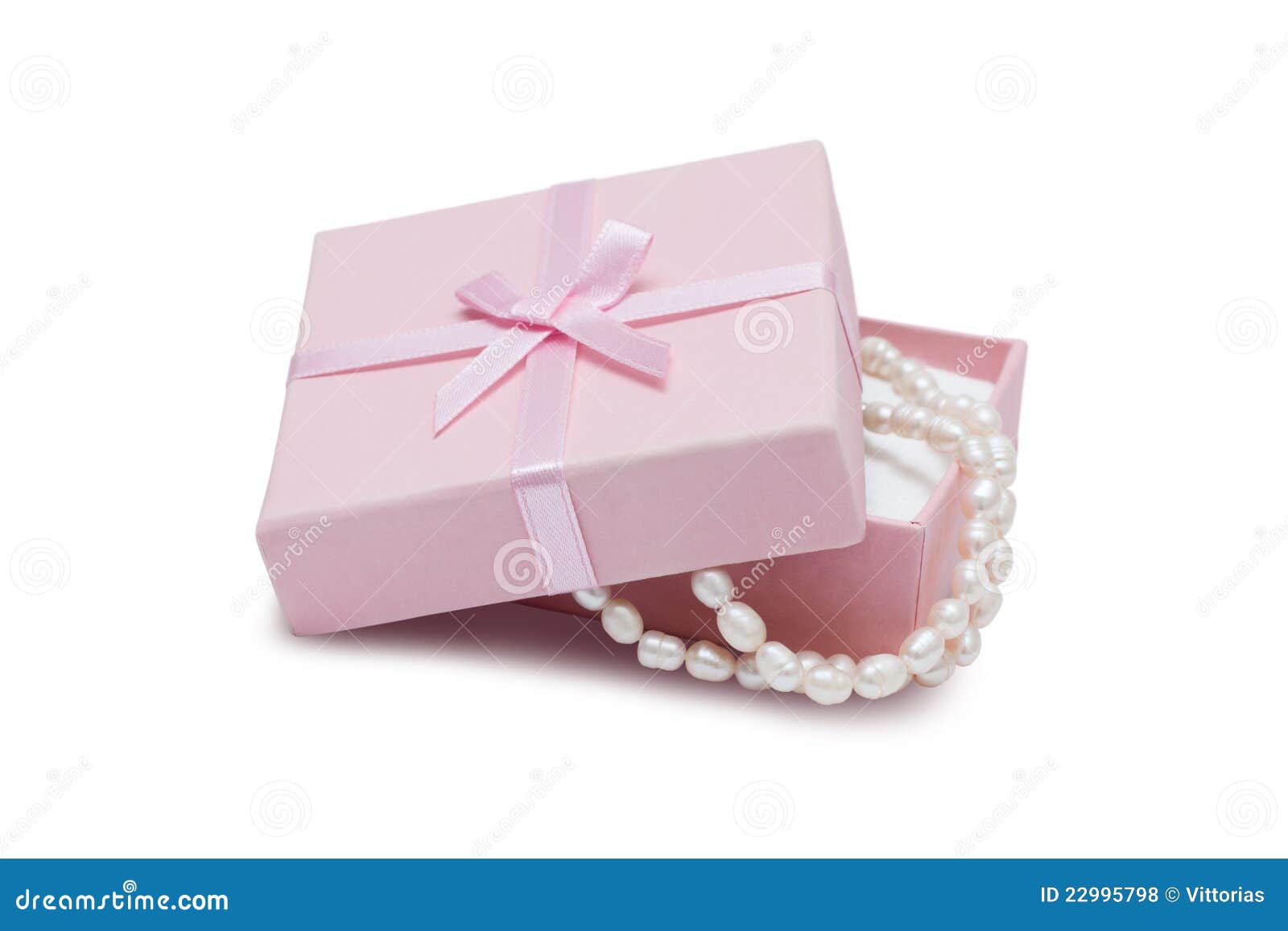 Pearl Necklace Jewelry Box