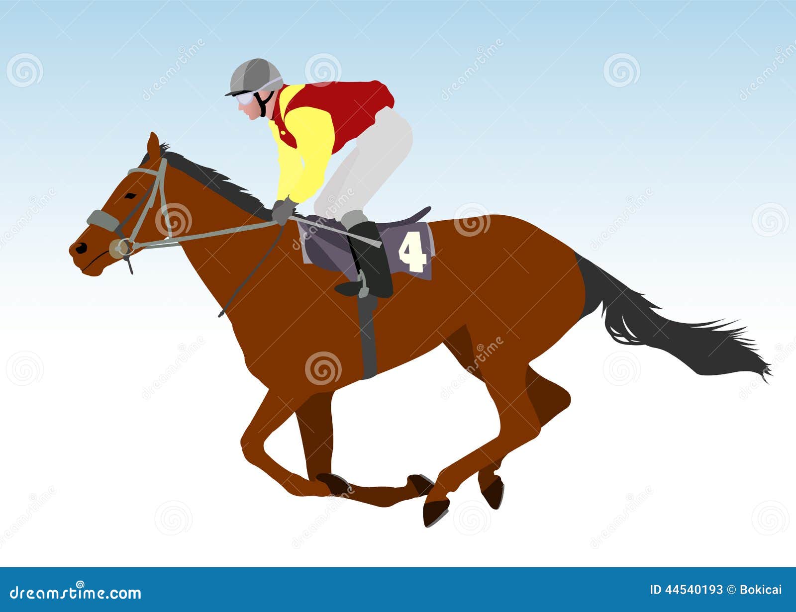 clipart horse and jockey - photo #40