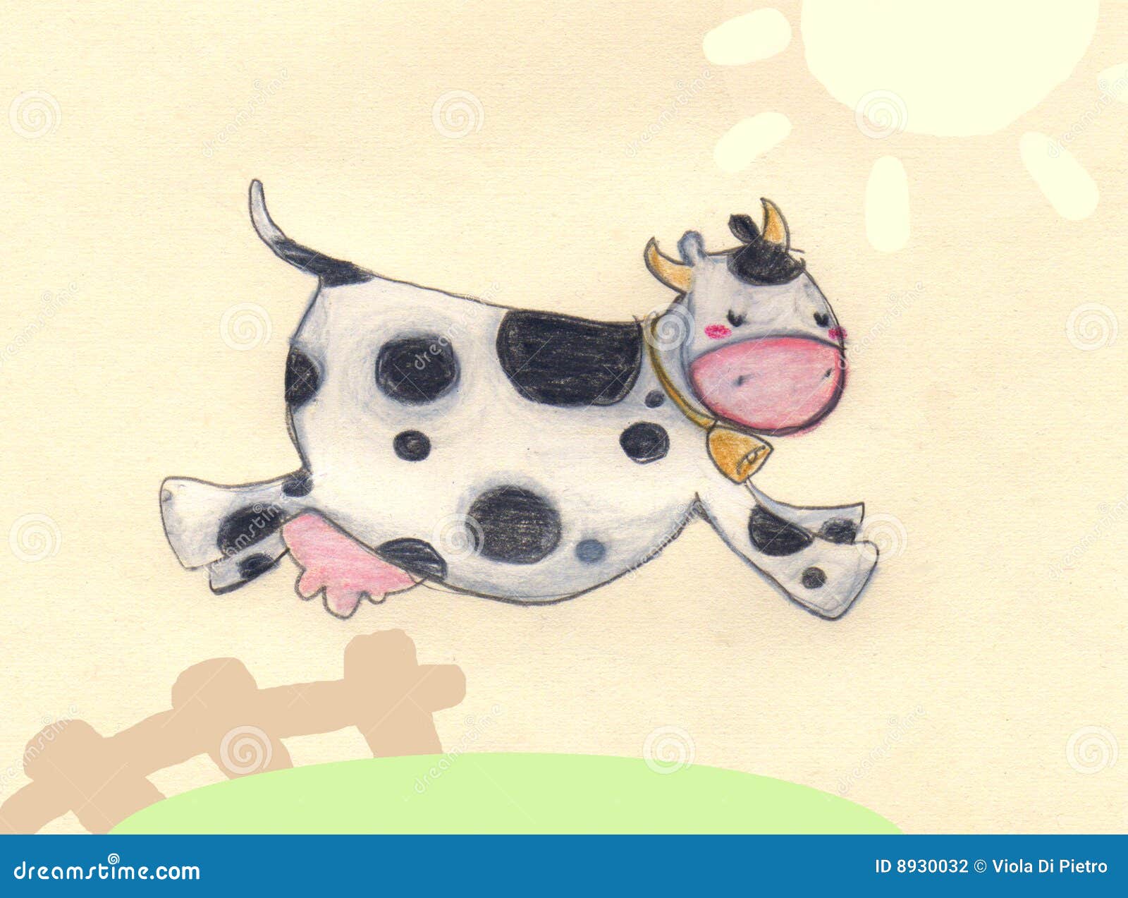 cow jumping clipart - photo #45