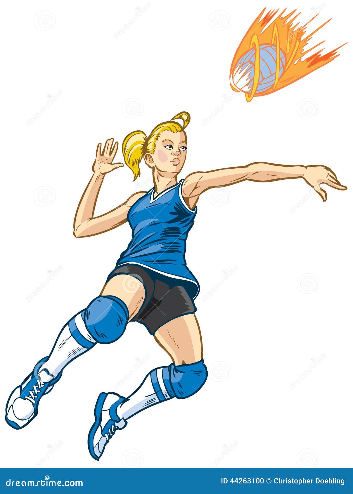 clipart girl volleyball player - photo #31