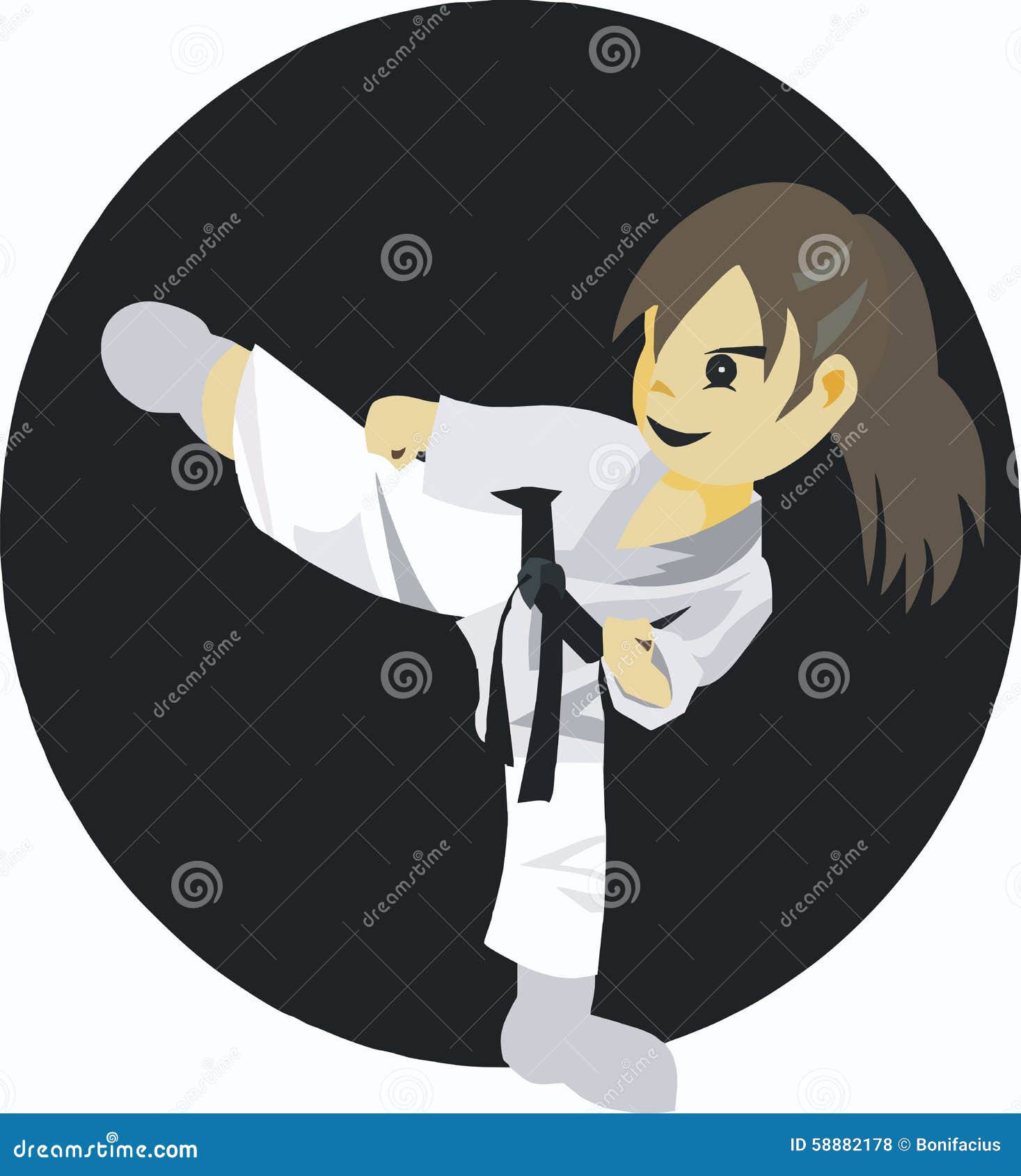clip art karate girl - photo #47