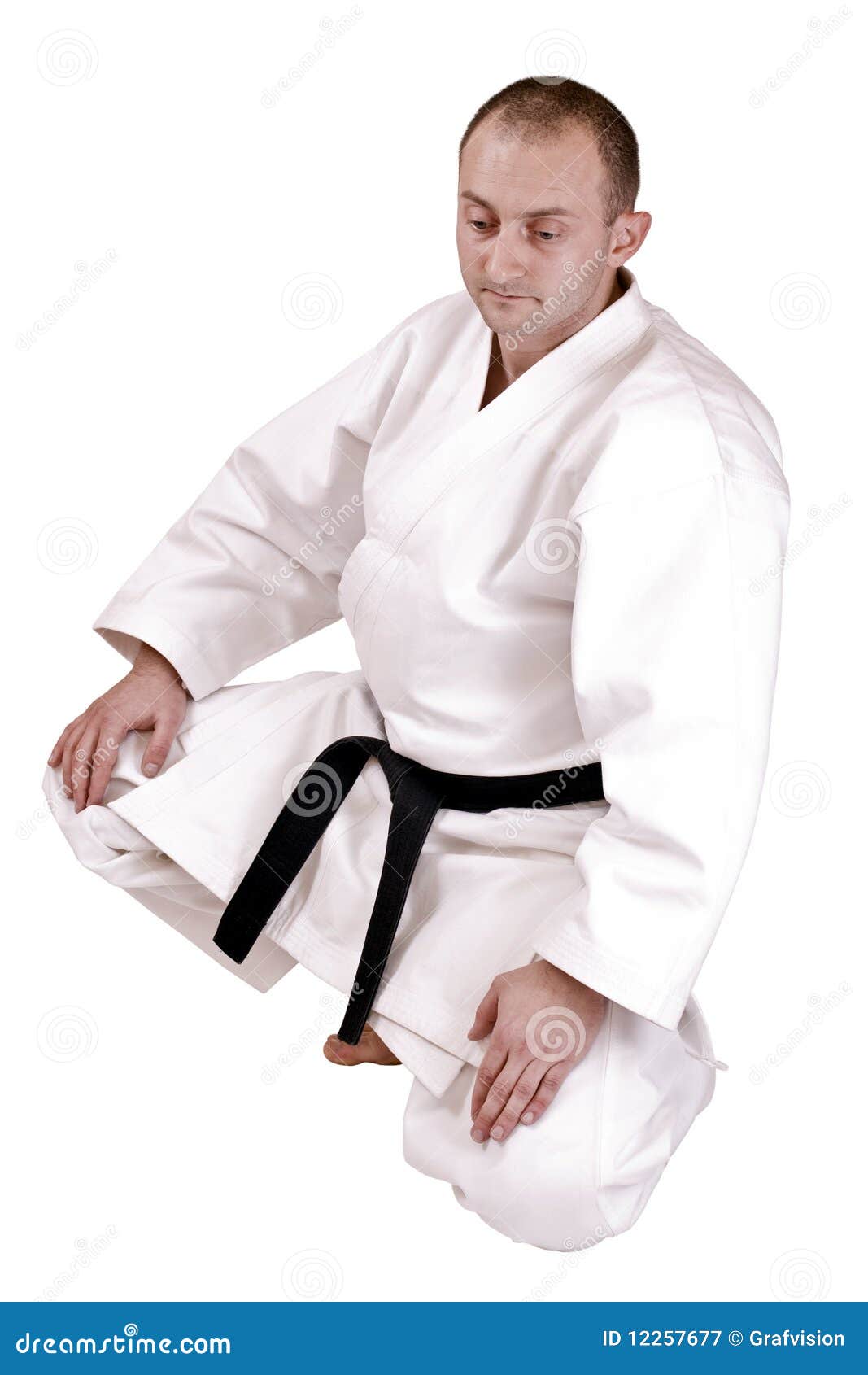 Karate Man Royalty Free Stock Photography Image 12257677
