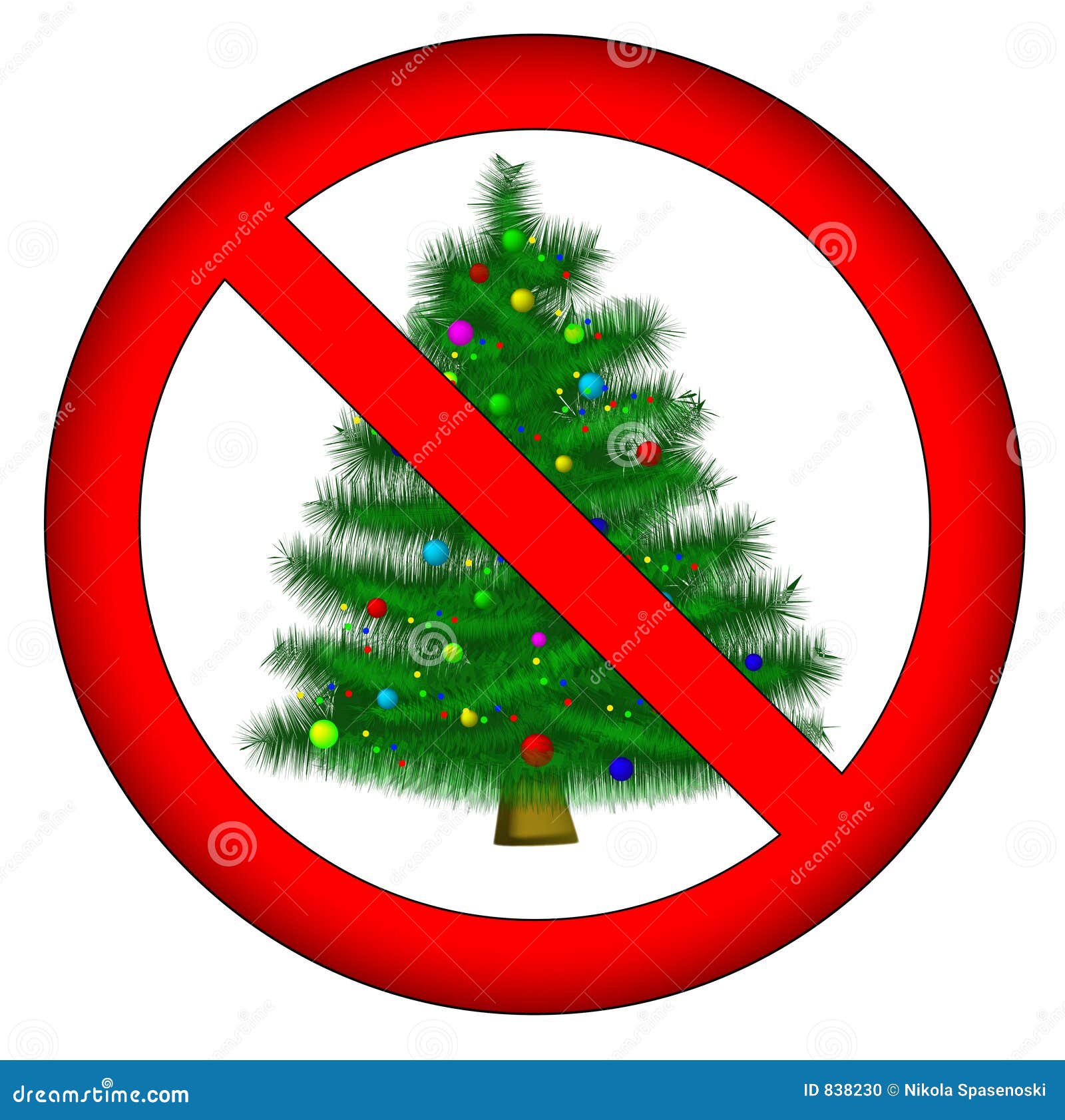 Kein Weihnachten Für Sie! Stockfoto Bild 838230